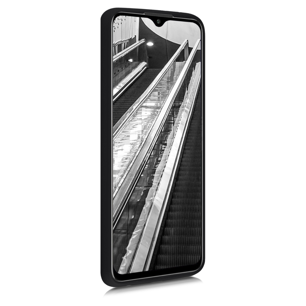 Kryt Xiaomi Redmi 9 silikonový TPU černá matná kwmobile