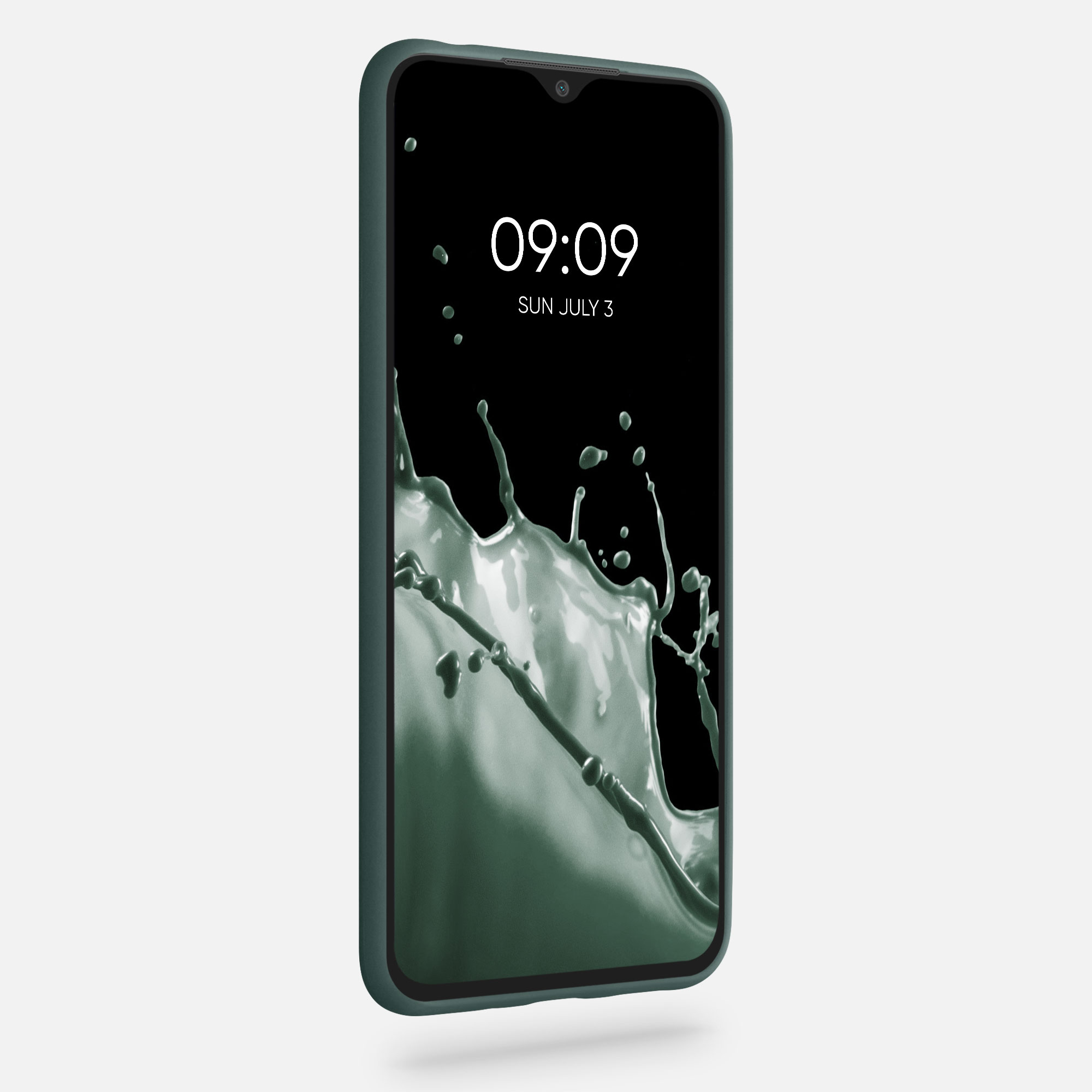 Kryt Xiaomi Redmi 9C silikonový TPU modrozelená kwmobile