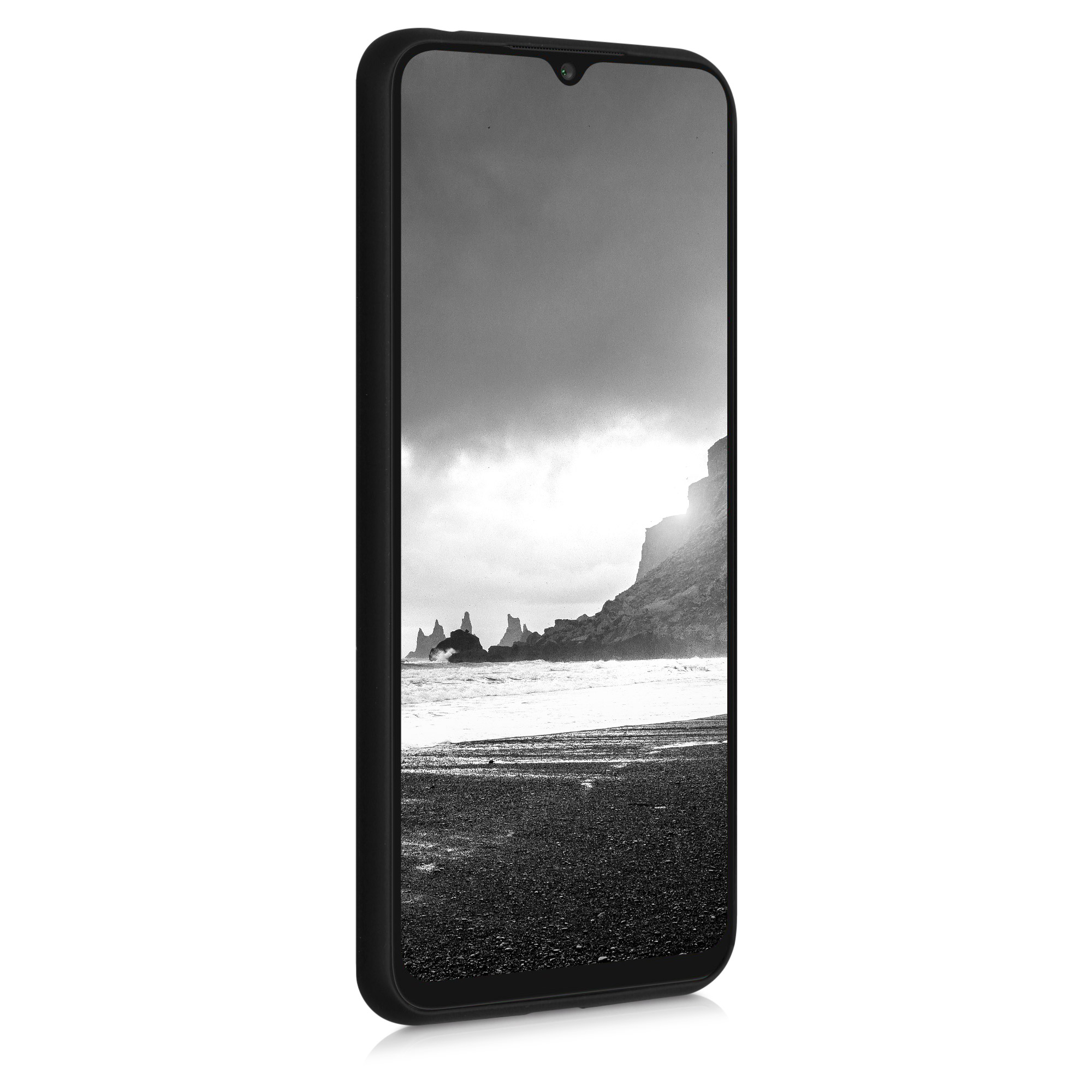 Kryt Xiaomi Redmi 9C silikonový TPU černá matná kwmobile