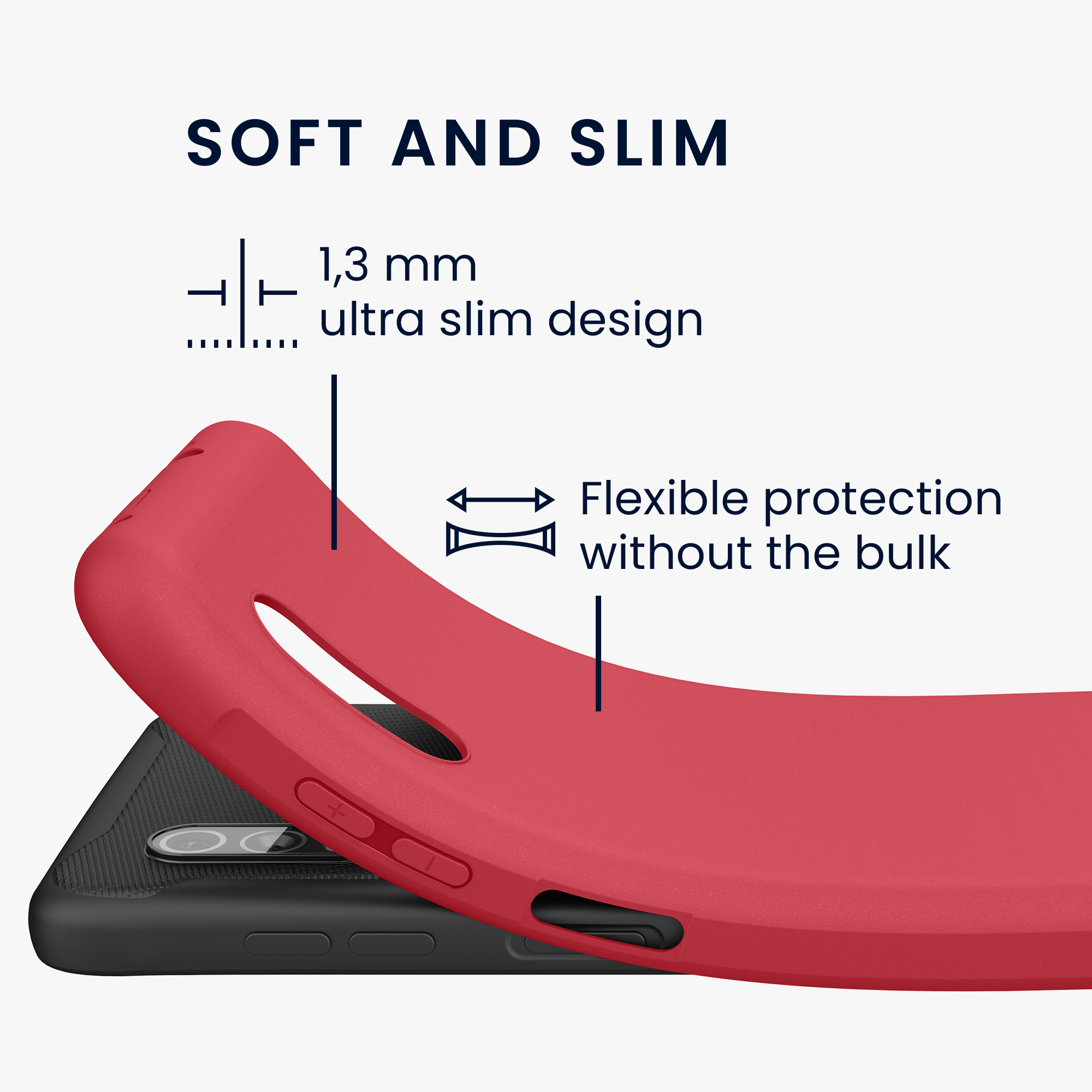 Kryt kwmobile pro Samsung Galaxy Xcover Pro - klasicky červená