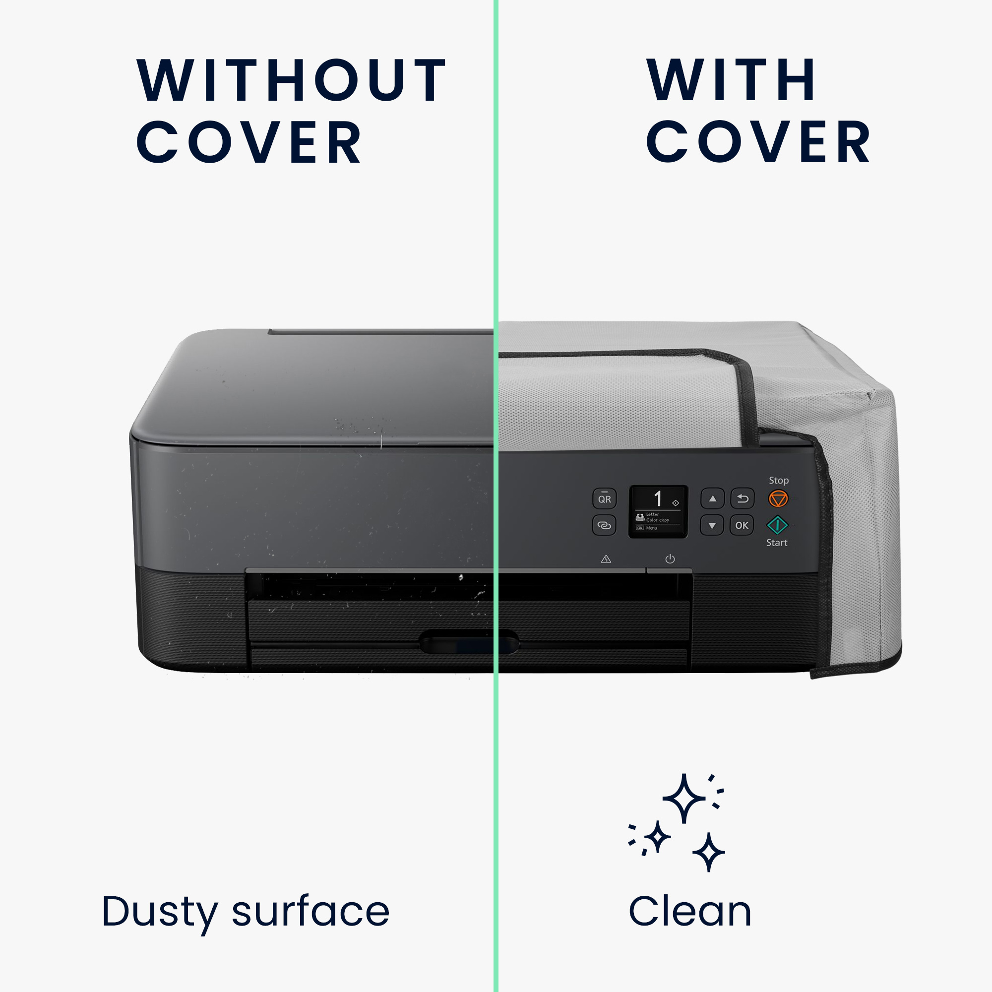 Ochranný obal Canon Pixma TS5350 kwmobile světle šedé