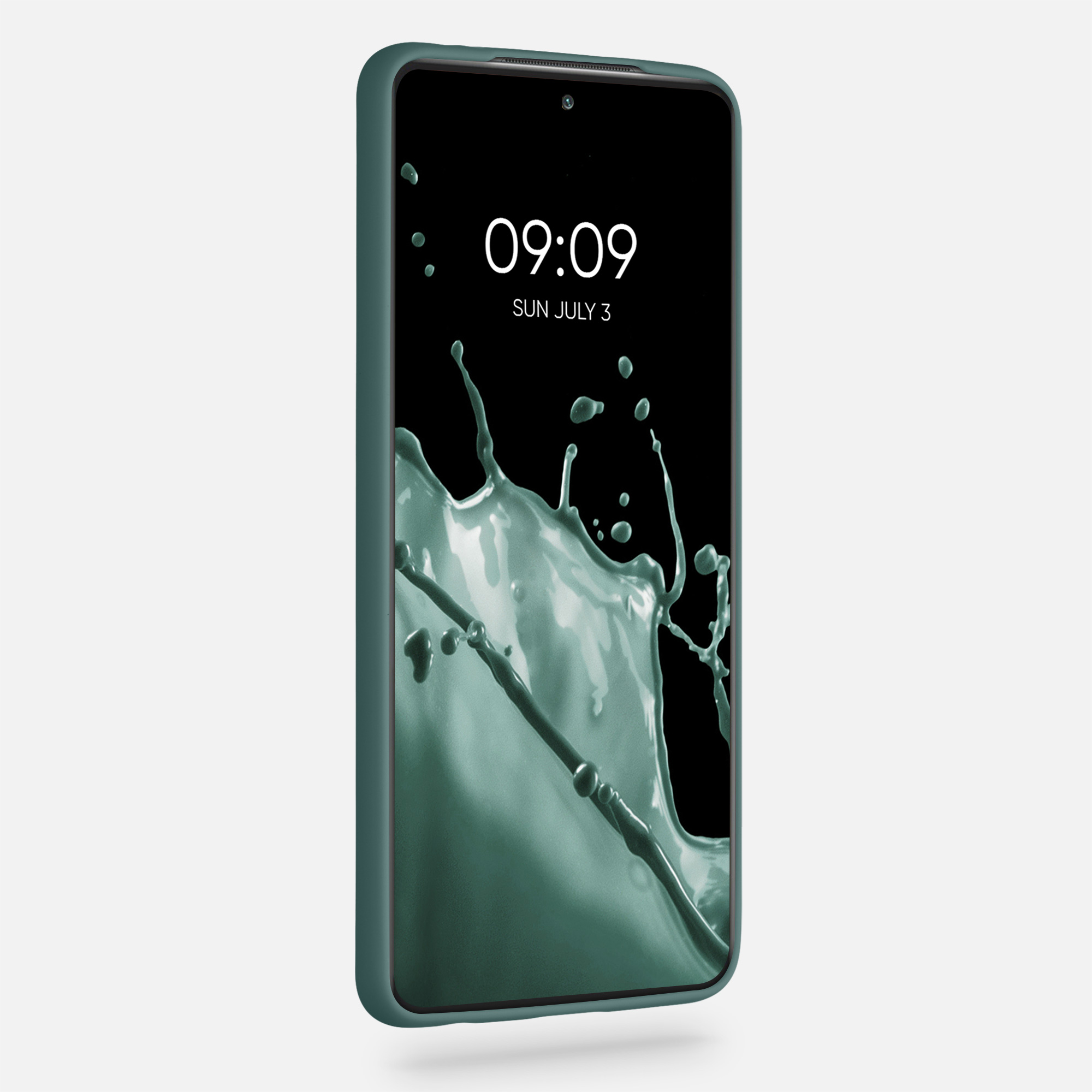 Kryt Xiaomi Poco X3 NFC silikonový TPU modrozelená kwmobile