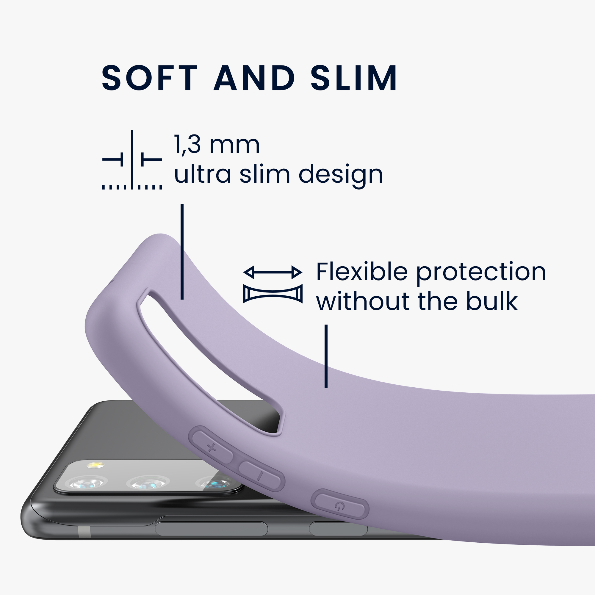 Kryt na mobil Samsung Galaxy S20 FE kwmobile TPU levandulový