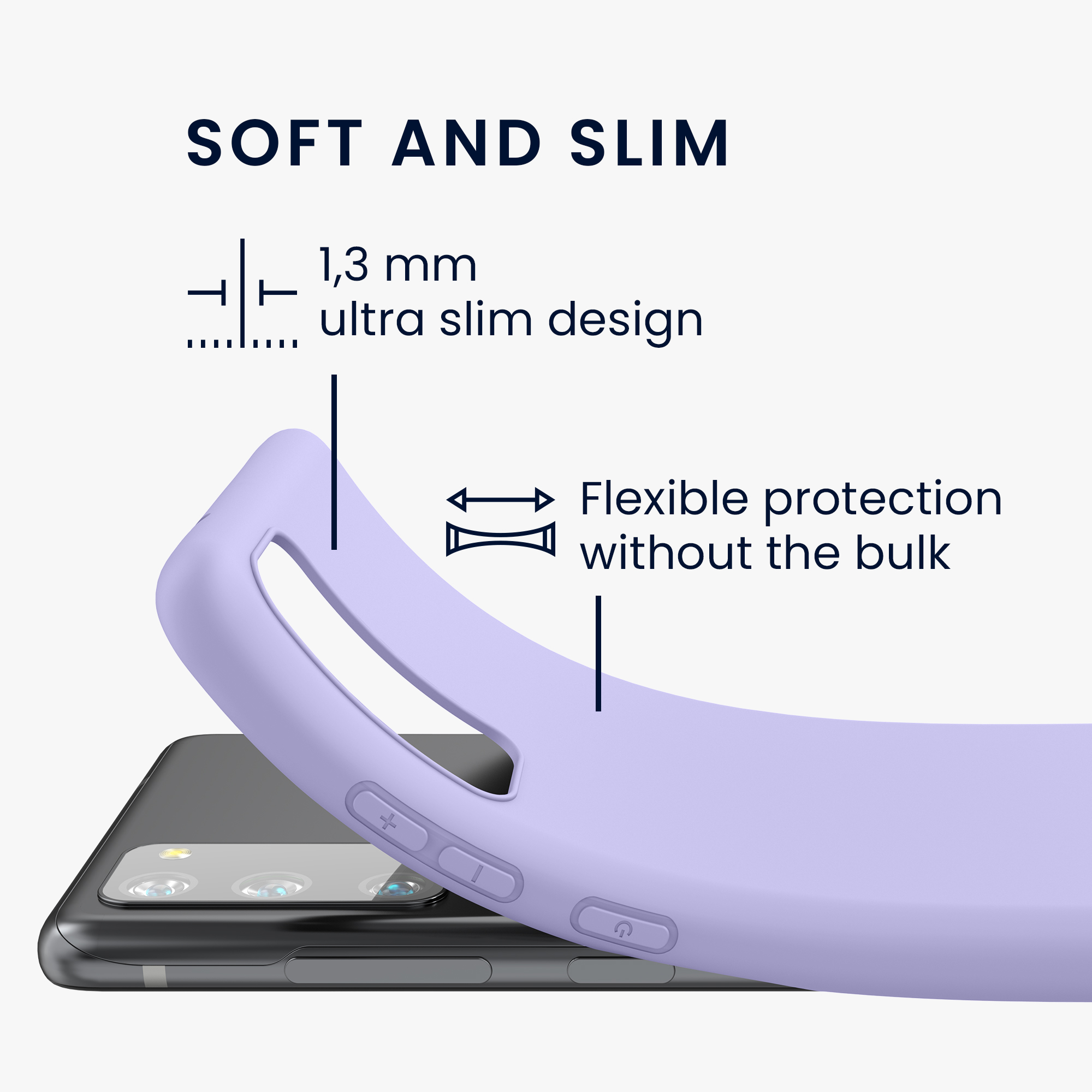 Kryt na mobil Samsung Galaxy S20 FE kwmobile TPU světle levandulový