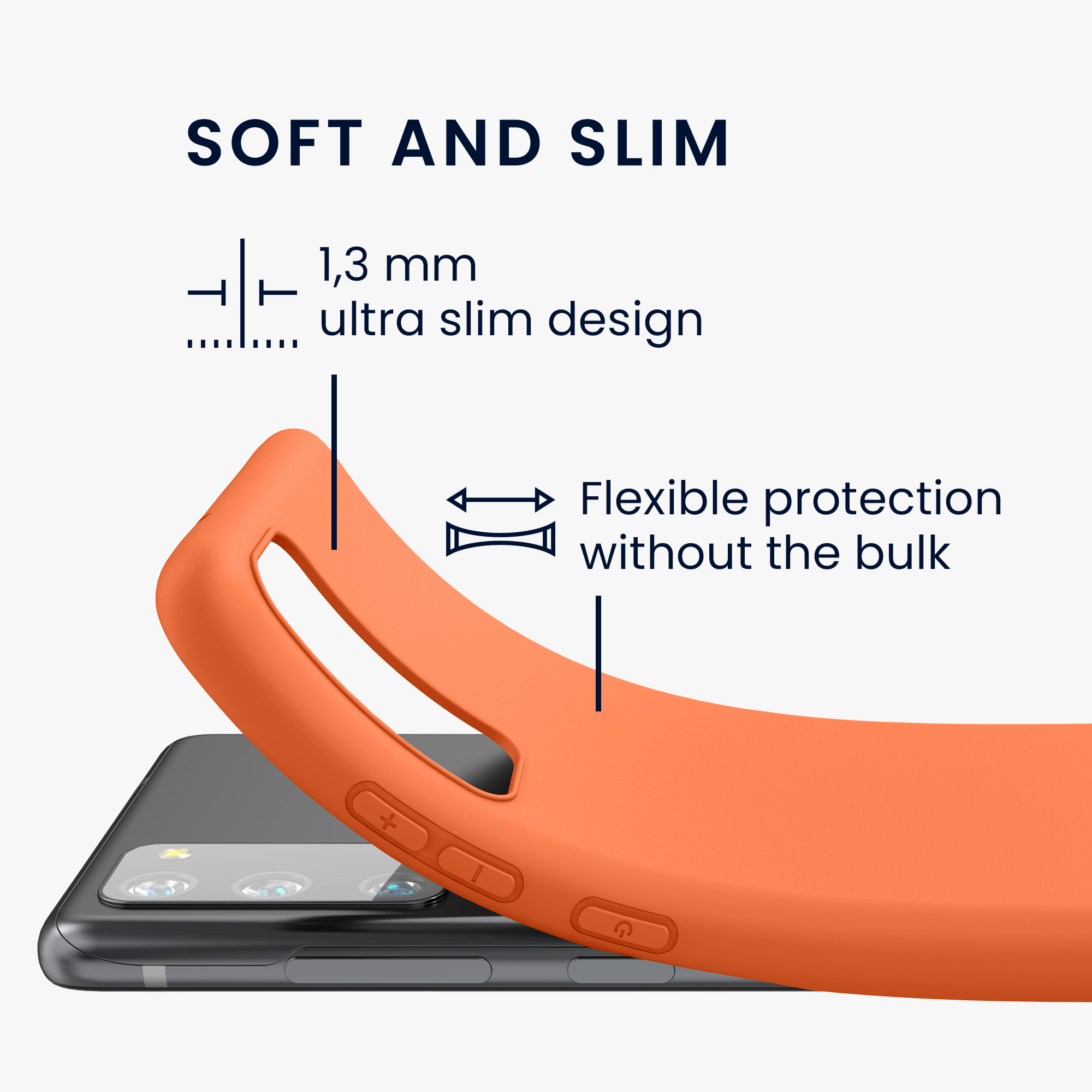 Kryt na mobil Samsung Galaxy S20 FE kwmobile TPU ovocně oranžový
