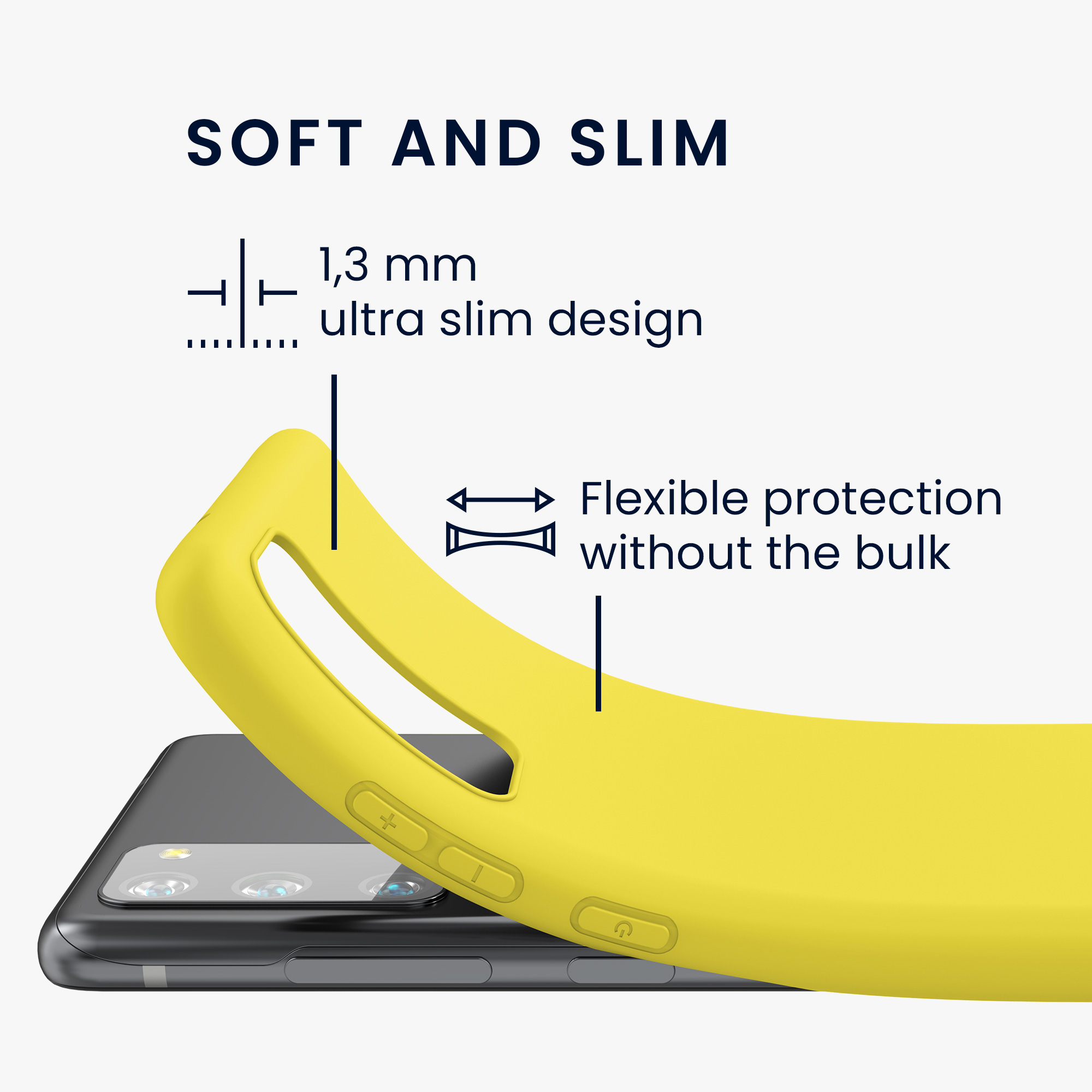 Kryt na mobil Samsung Galaxy S20 FE kwmobile TPU zářivě žlutý