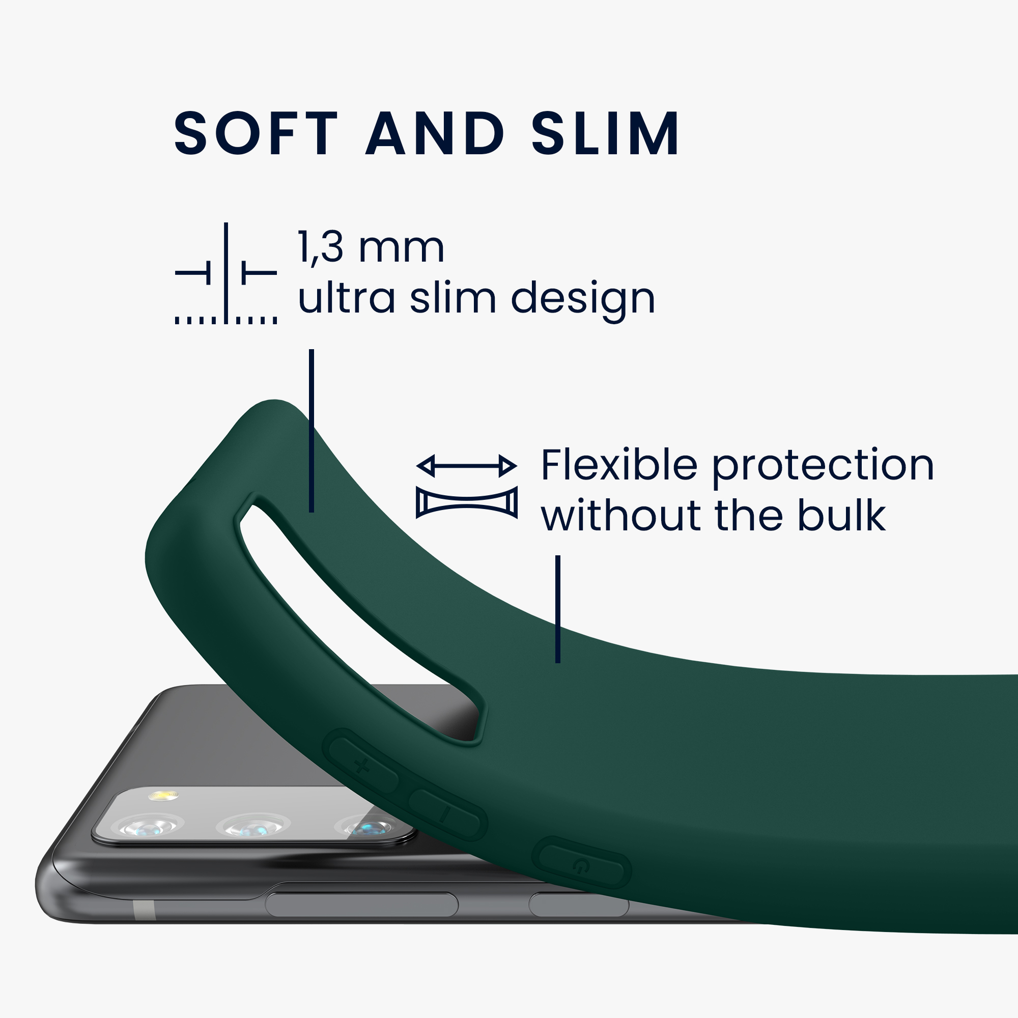 Kryt na mobil Samsung Galaxy S20 FE kwmobile TPU Turquoise Green