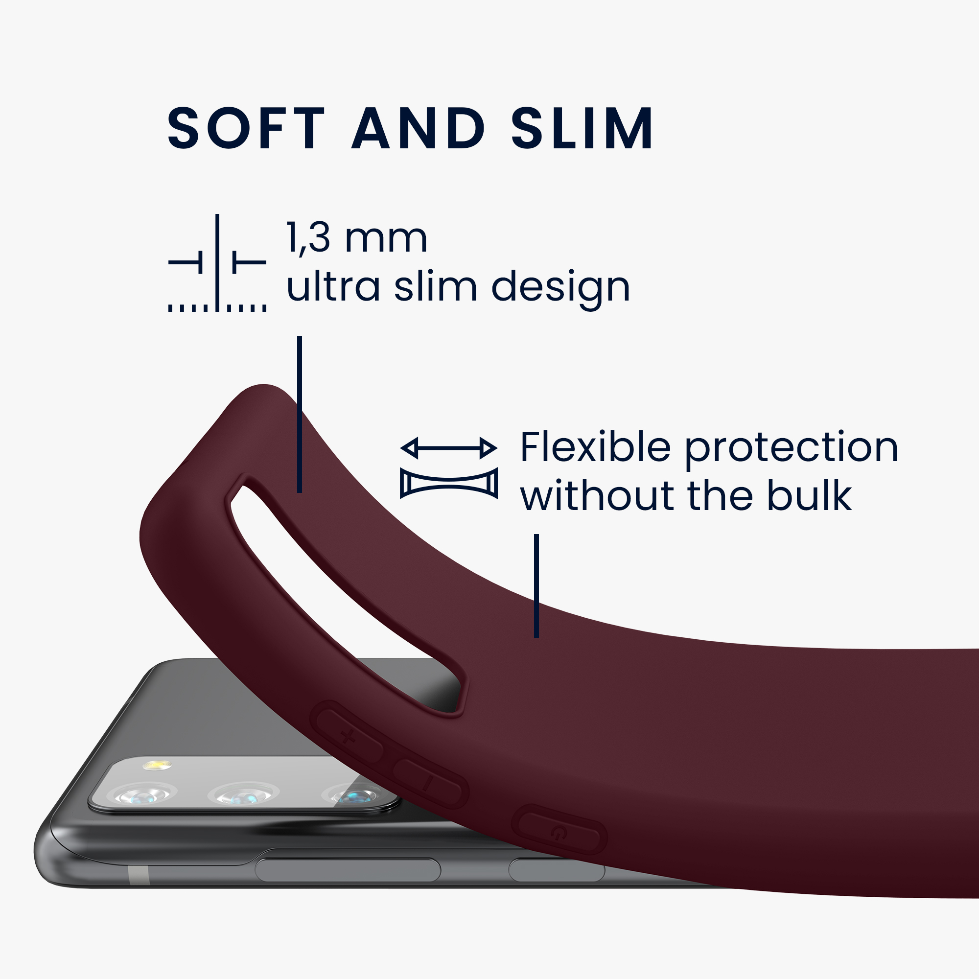 Kryt na mobil Samsung Galaxy S20 FE kwmobile TPU červený