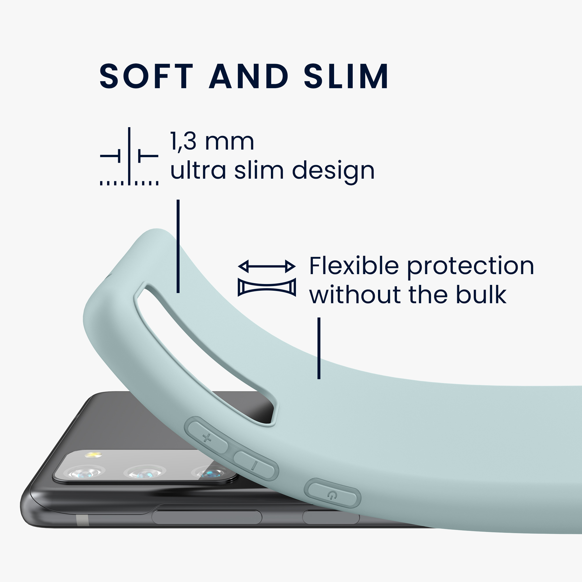 Kryt na mobil Samsung Galaxy S20 FE kwmobile TPU mintový