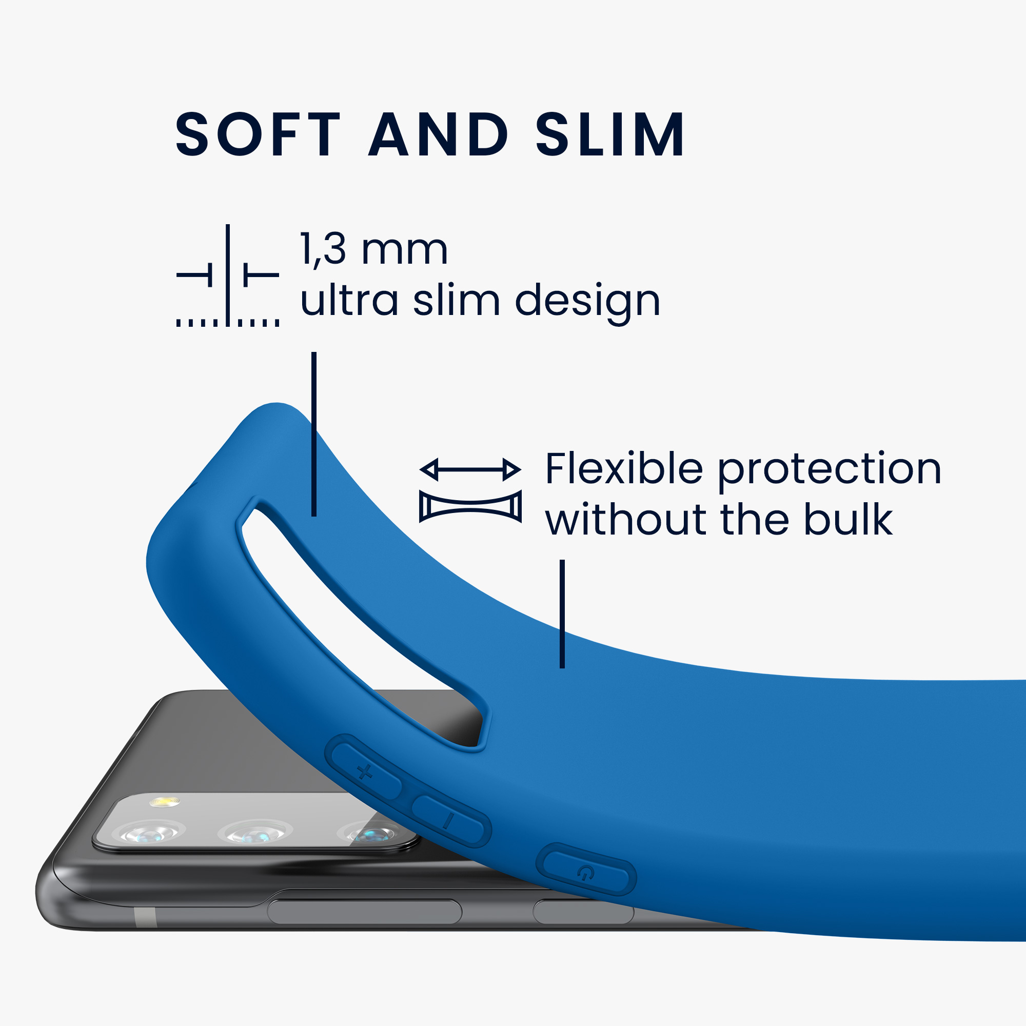 Kryt na mobil Samsung Galaxy S20 FE kwmobile TPU modrý Blue Reef