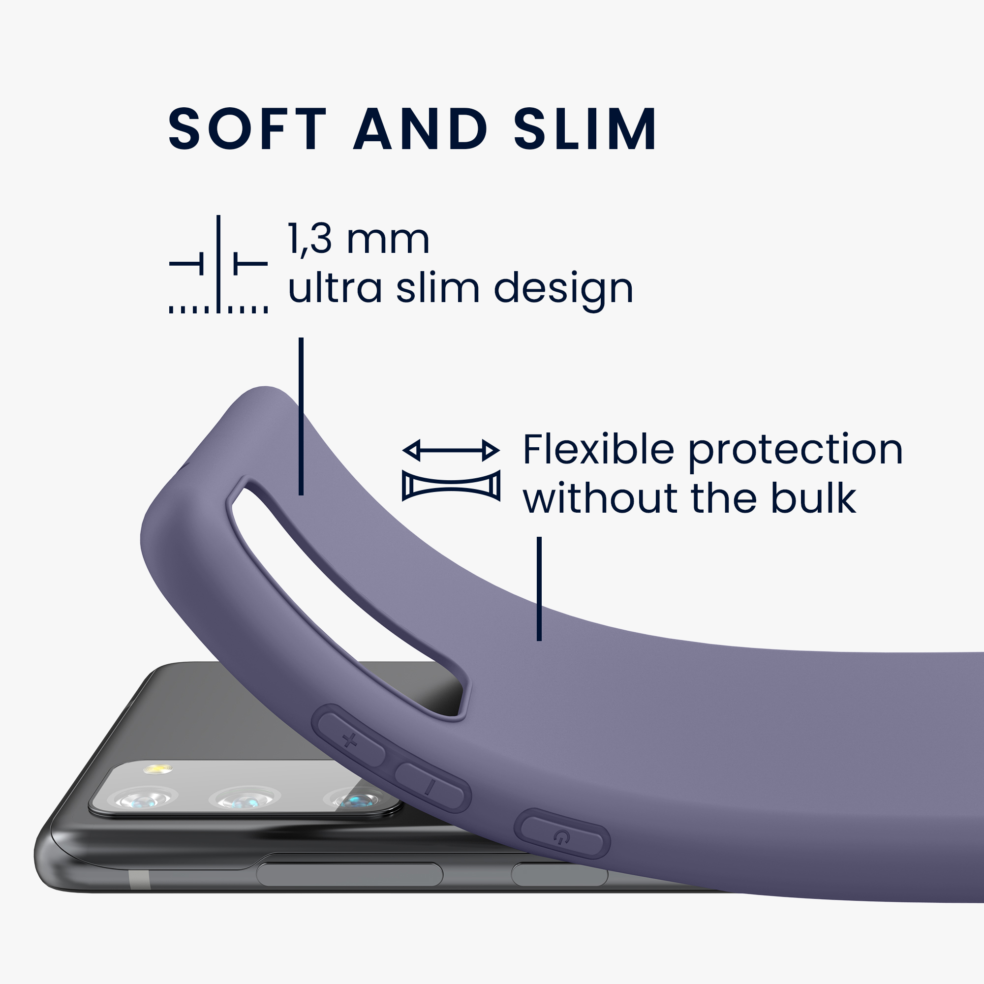 Kryt na mobil Samsung Galaxy S20 FE kwmobile TPU levandulový