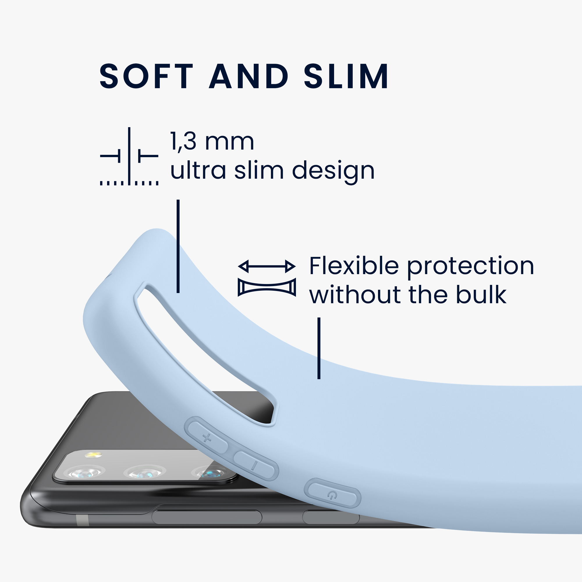 Kryt na mobil Samsung Galaxy S20 FE kwmobile TPU světle modrý