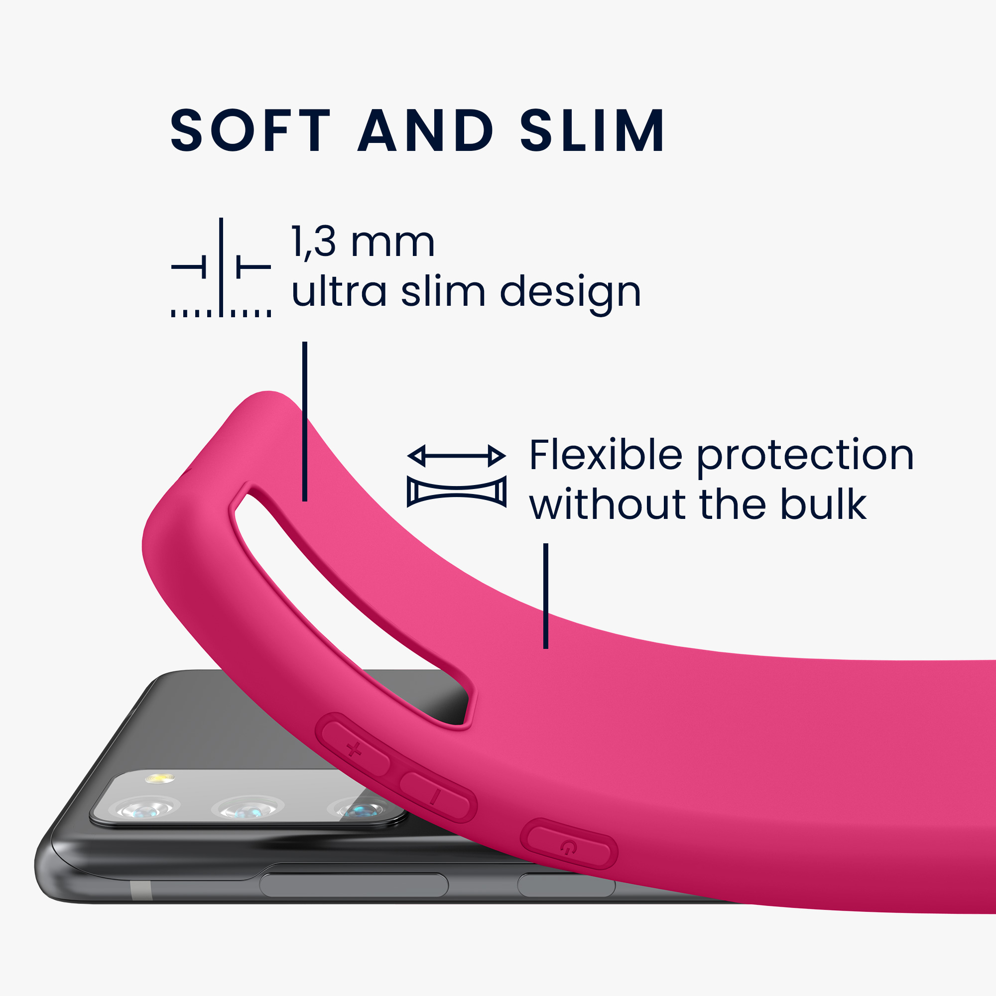 Kryt na mobil Samsung Galaxy S20 FE kwmobile TPU neonově růžový