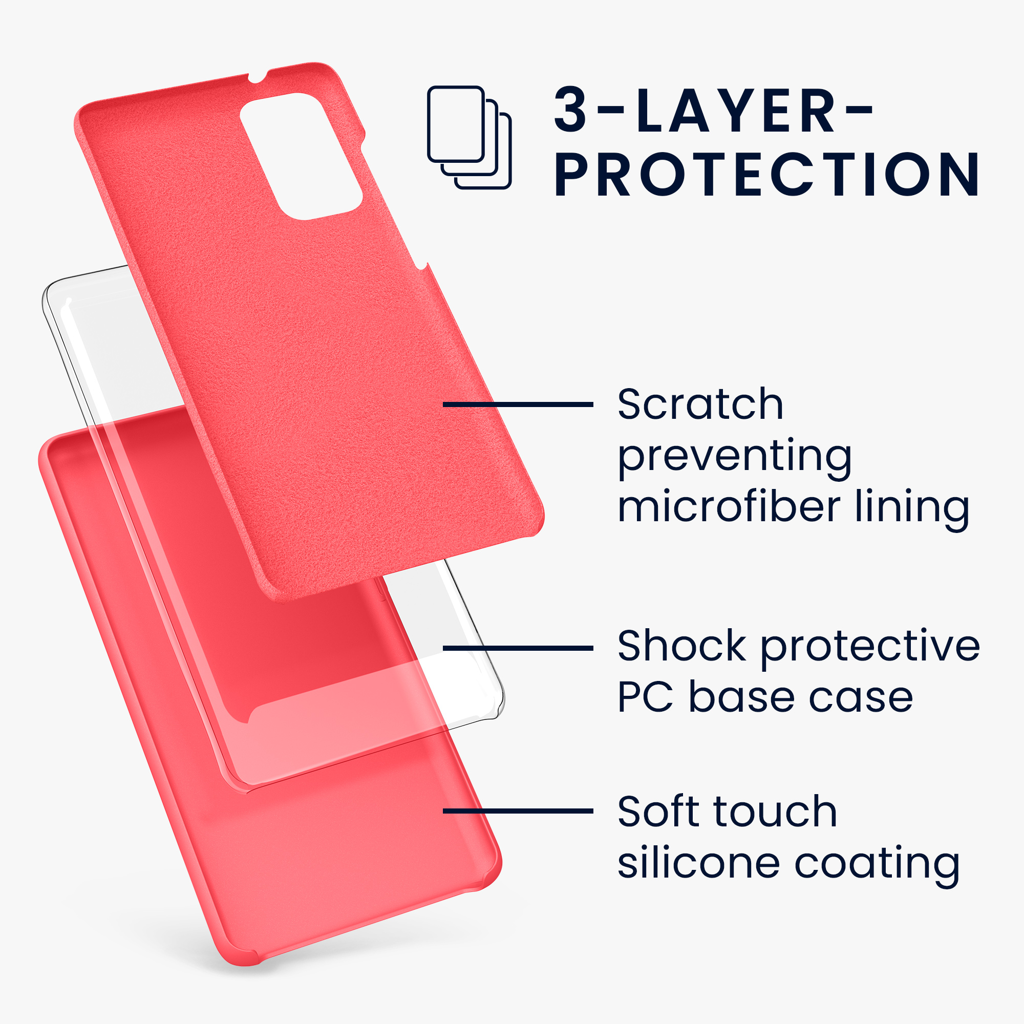 Kryt na mobil Samsung Galaxy S20 FE kwmobile TPU neonově korálový