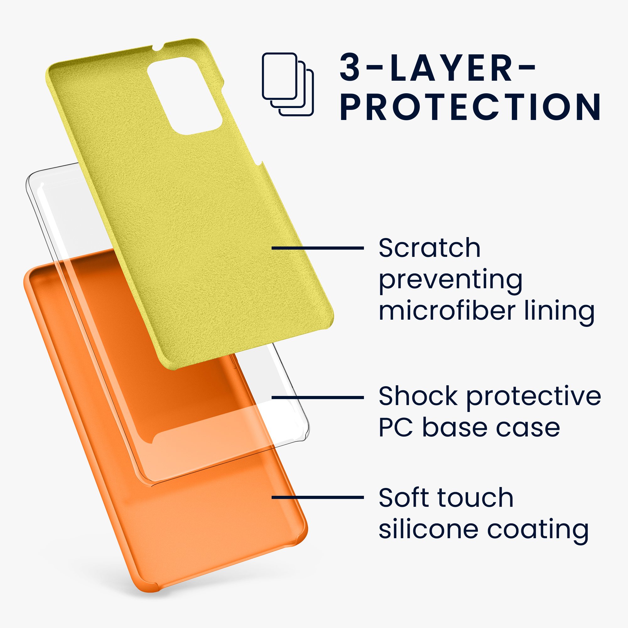 Kryt na mobil Samsung Galaxy S20 FE kwmobile TPU ovocně oranžový