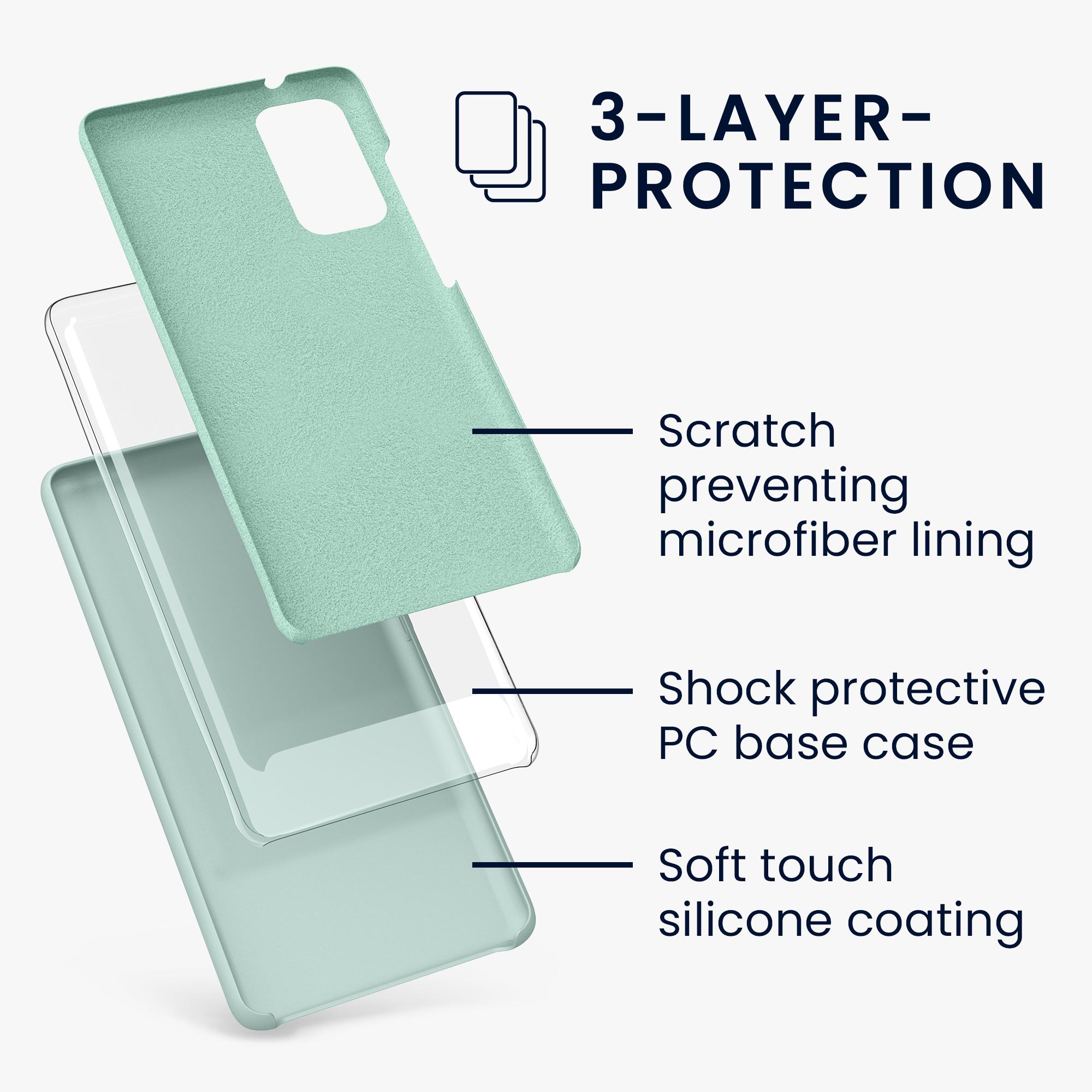Kryt na mobil Samsung Galaxy S20 FE kwmobile TPU mintový
