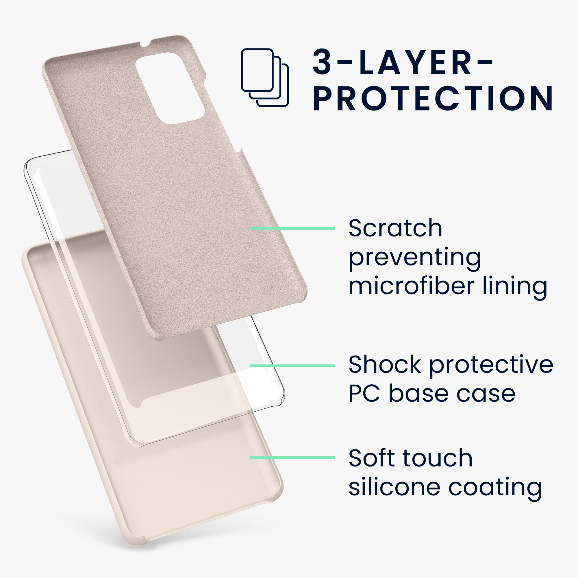 Kryt na mobil Samsung Galaxy S20 FE kwmobile TPU krémový