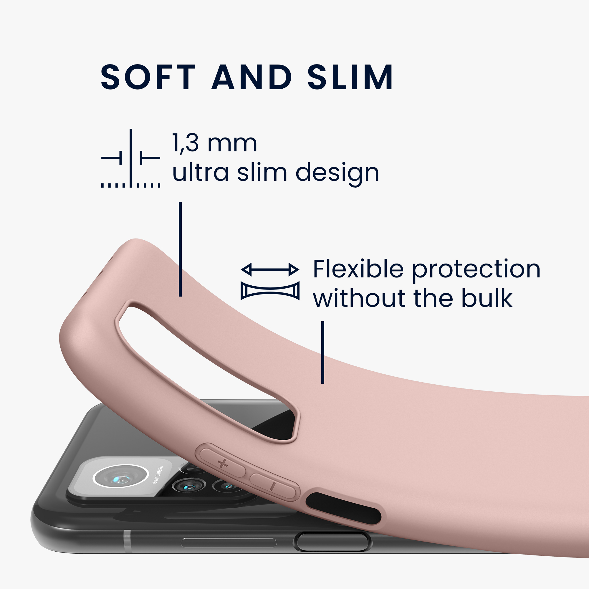 Pouzdro pro Xiaomi Mi 10T / Mi 10T Pro kwmobile TPU - vintage růžová