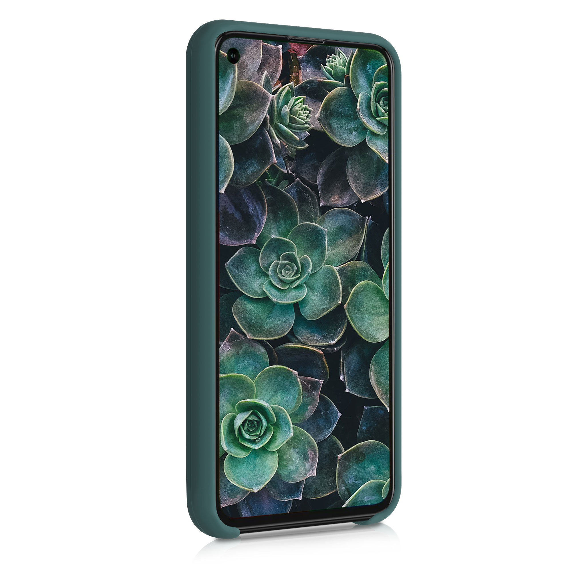 Zadní kryt kwmobile pro Google Pixel 5 - wireless charging modrá zelená