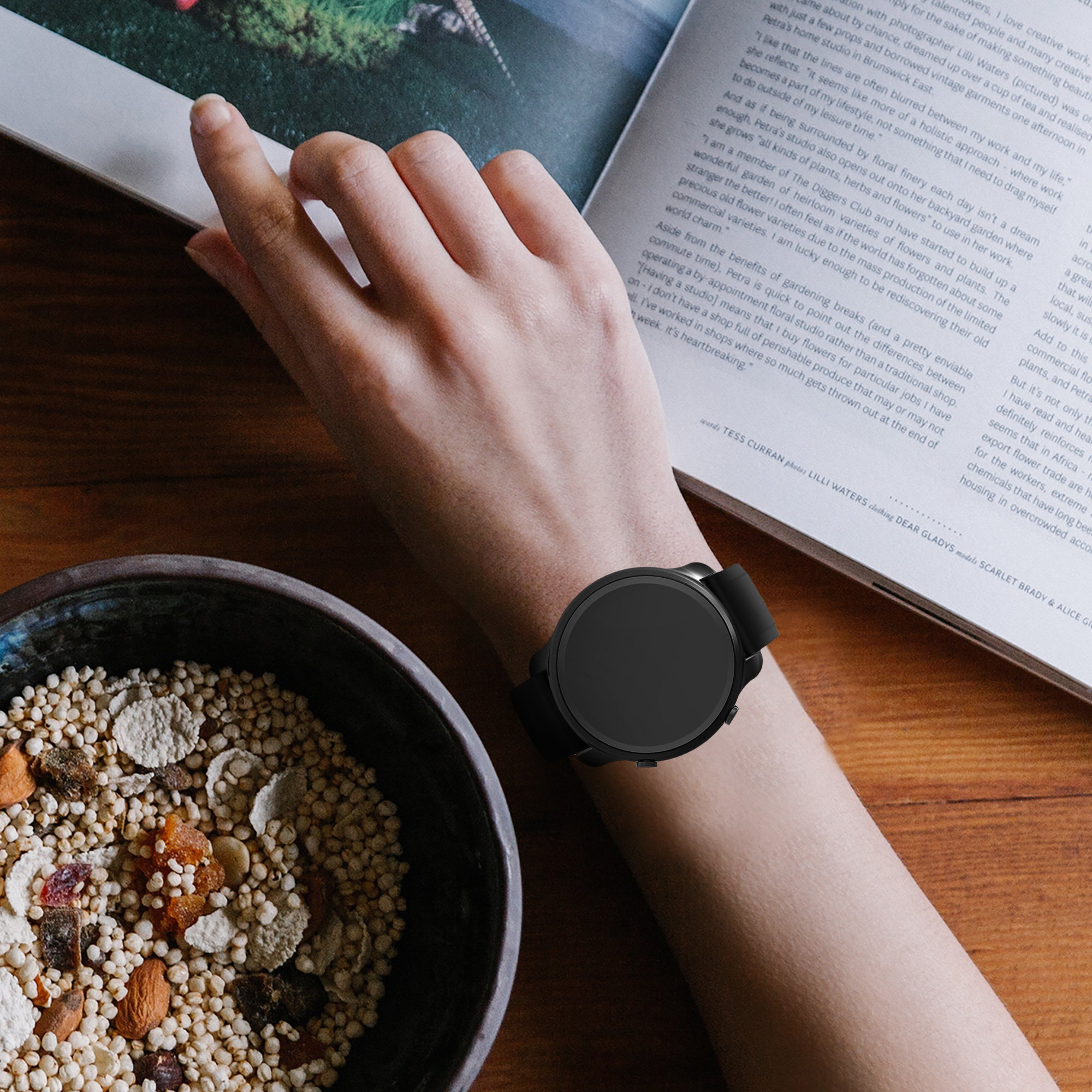 2x obal s ochranným sklem pro Huami Amazfit GTR 2 / 2e kwmobile silikonové - černá / šedá