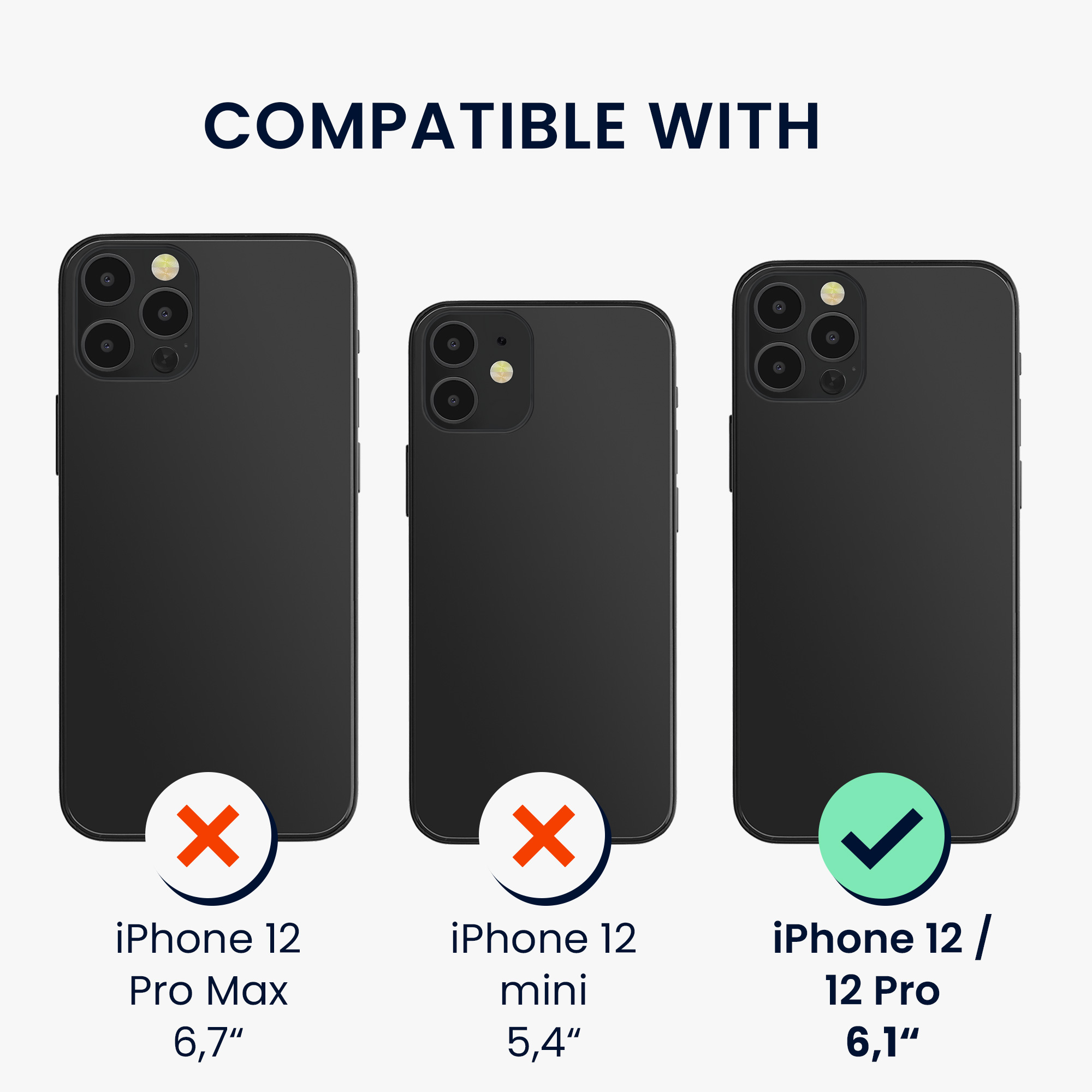 Silikonový kryt kwmobile pro iPhone 12 / iPhone 12 Pro - neonově modrá