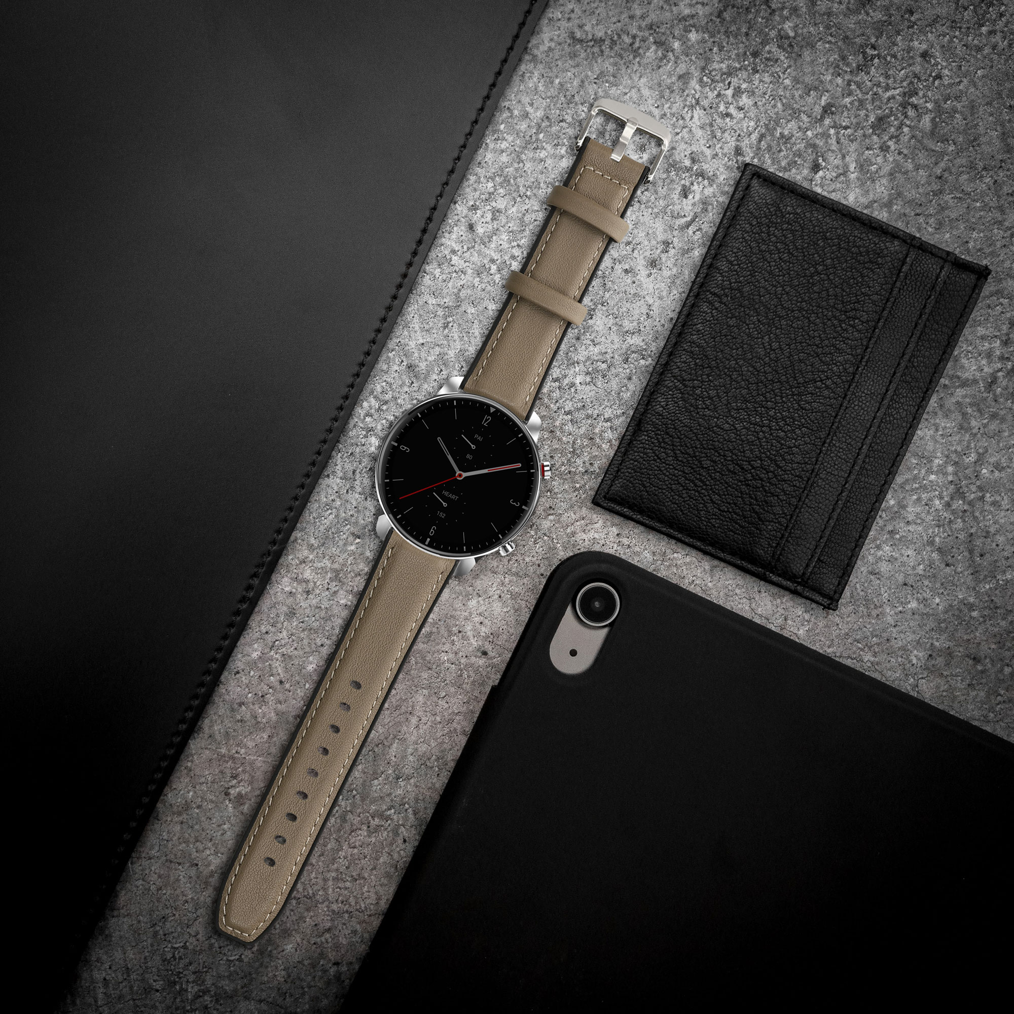 Řemínek pro Huami Amzfit GTR (47mm) / GTR 2 / GTR 3 / GTR 4 kwmobile - olivově zelená