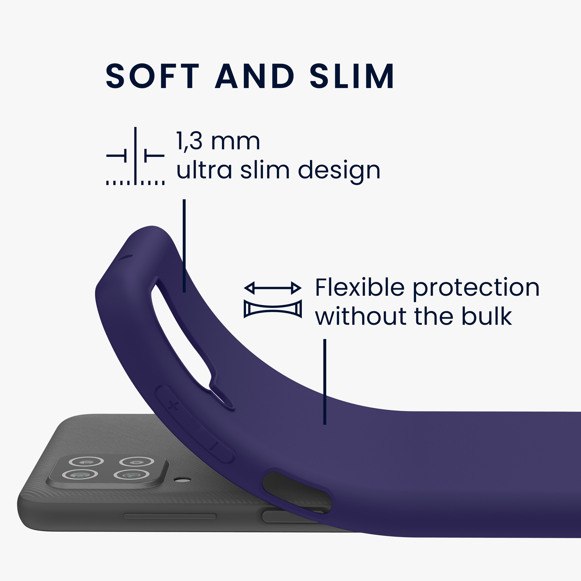 Kryt na mobil Samsung Galaxy A12 kwmobile TPU Deep Ocean