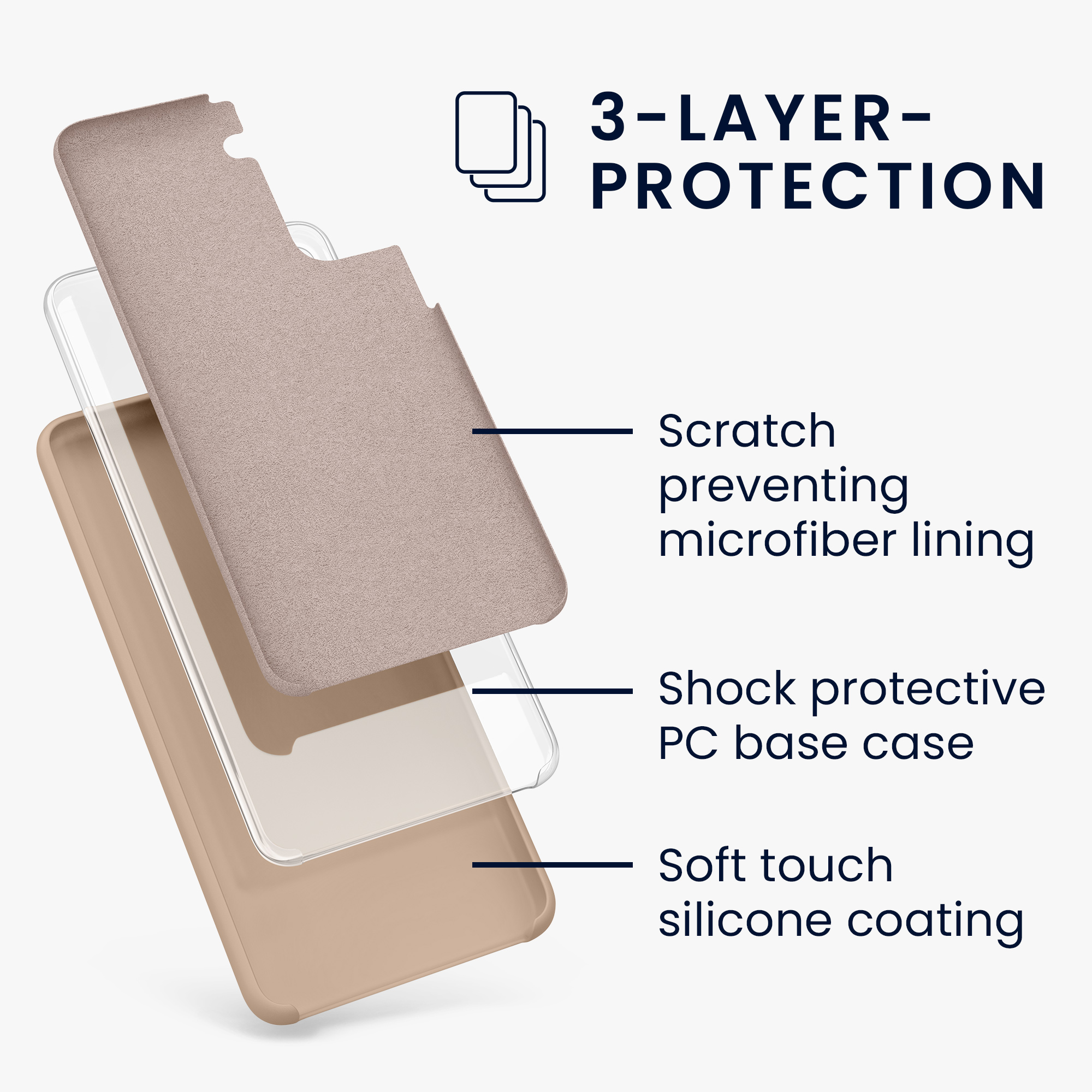 Kryt na mobil Samsung Galaxy S21 kwmobile TPU Mother Of Pearl