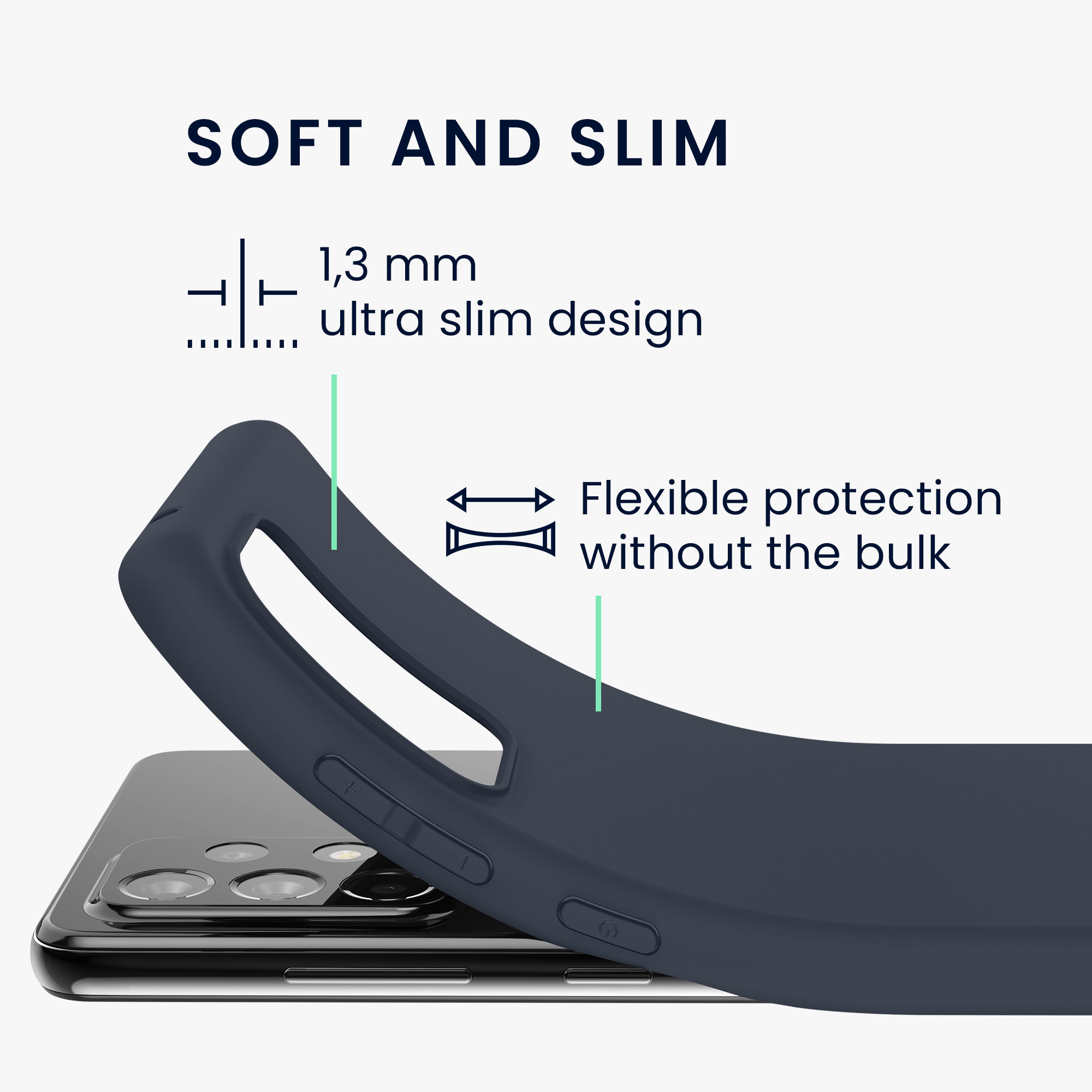 Kryt na mobil Samsung Galaxy A52 / A52 5G / A52s 5G kwmobile TPU Borůvková