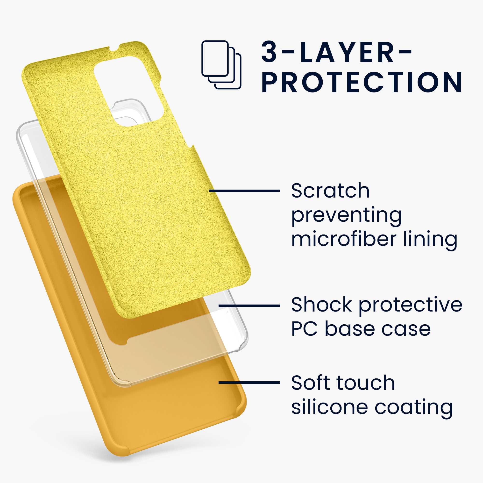 Kryt na mobil Samsung Galaxy A52 / A52 5G / A52s 5G kwmobile TPU Mango