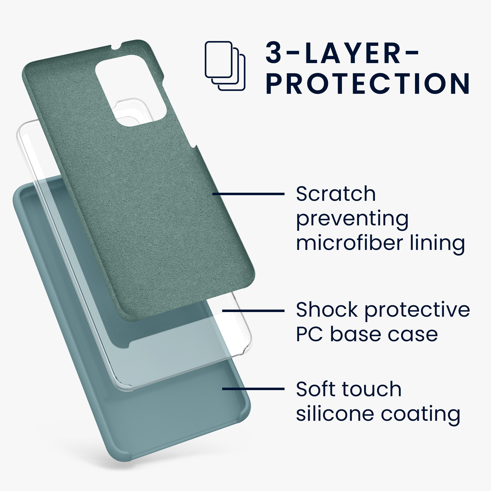Kryt na mobil Samsung Galaxy A52 / A52 5G / A52s 5G kwmobile TPU Arktická noc