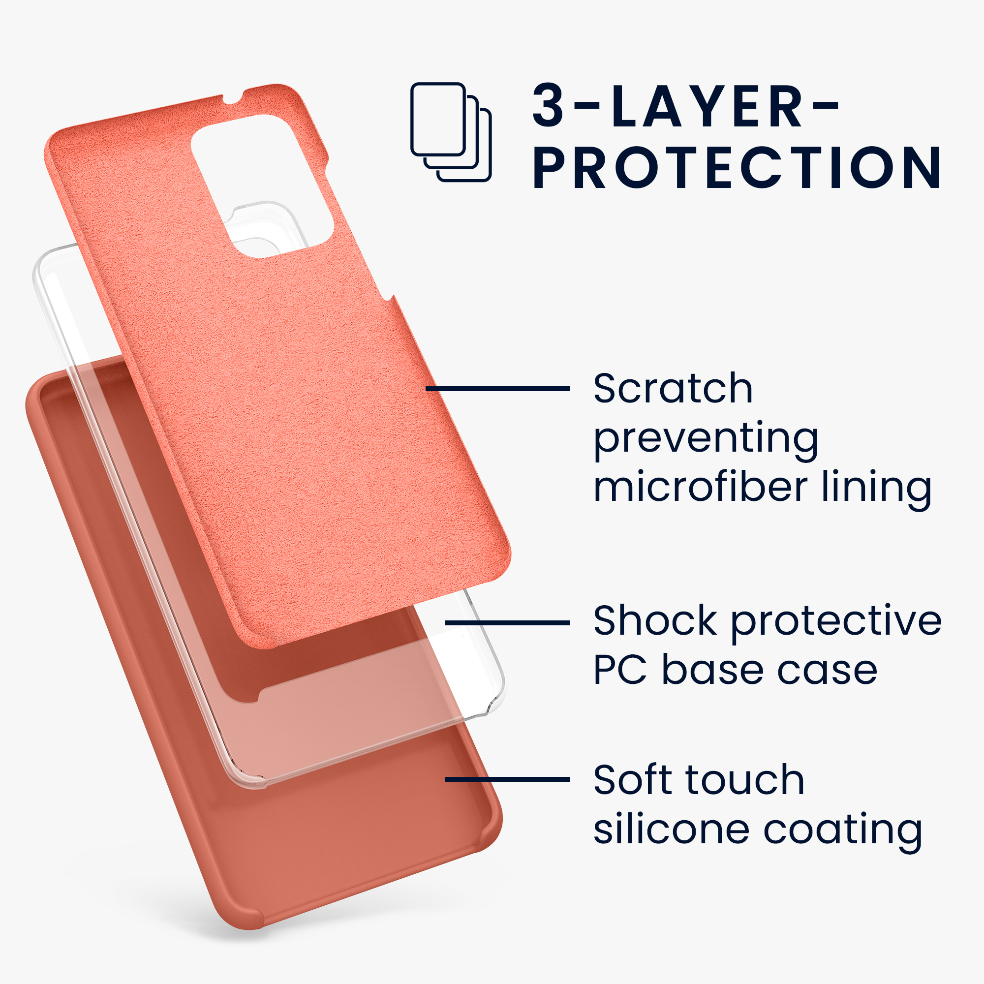 Kryt na mobil Samsung Galaxy A52 / A52 5G / A52s 5G kwmobile TPU Jemná blush