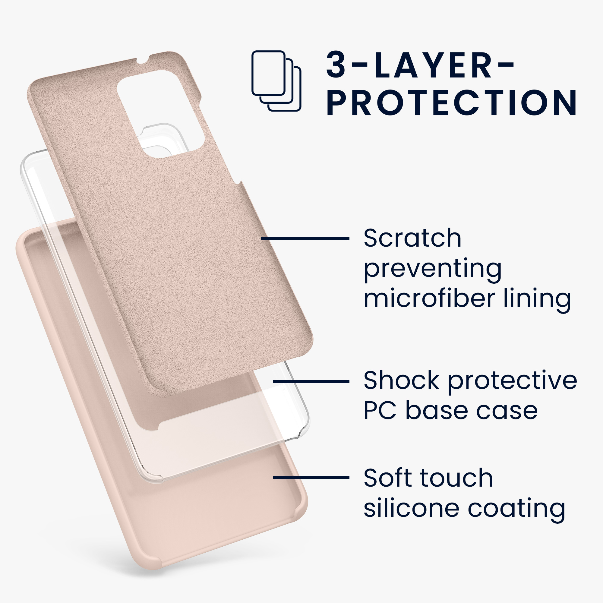 Kryt na mobil Samsung Galaxy A52 / A52 5G / A52s 5G kwmobile TPU Kokosový vír