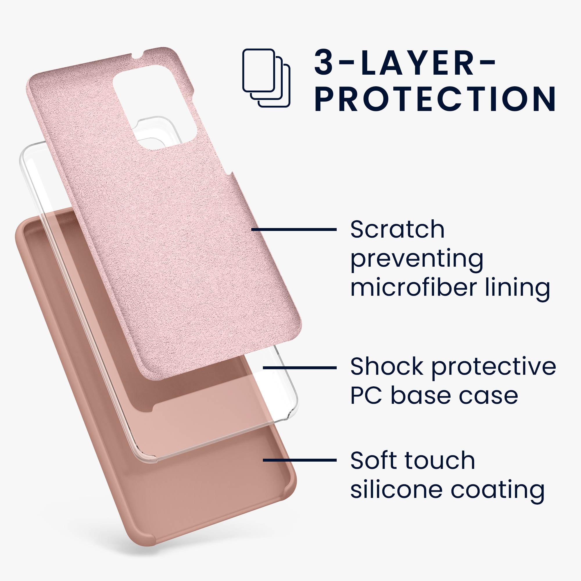 Kryt na mobil Samsung Galaxy A52 / A52 5G / A52s 5G kwmobile TPU Hliněná oranžová