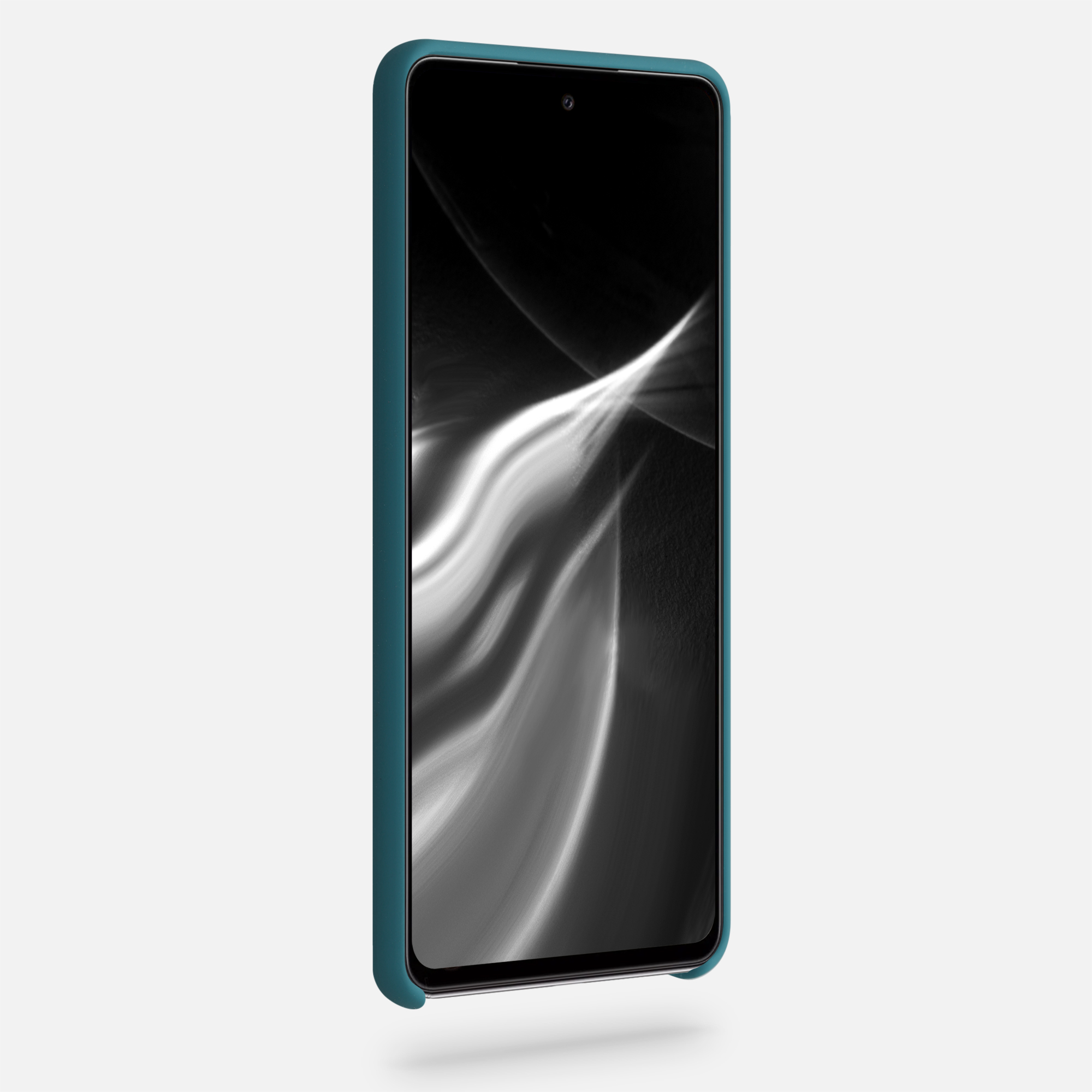 Kryt na mobil Samsung Galaxy A72 kwmobile TPU matně petrolejový