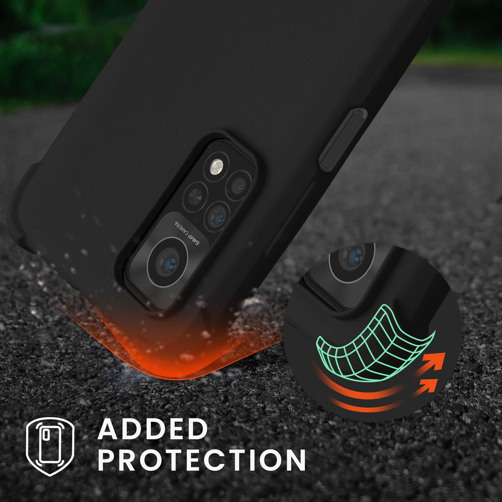 Crossbody kryt kwmobile Xiaomi Mi 10T / Mi 10T Pro, černá