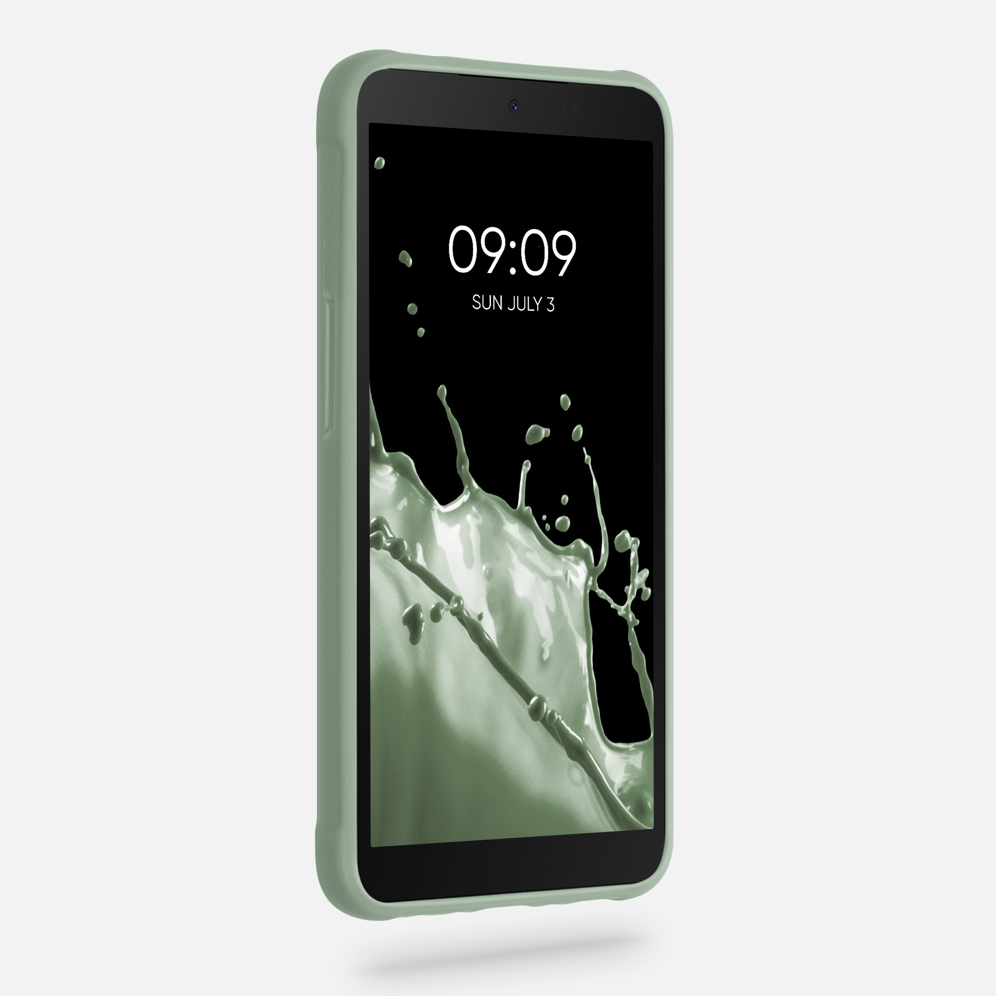 Kryt kwmobile pro Samsung Galaxy Xcover 5 - šedozelená