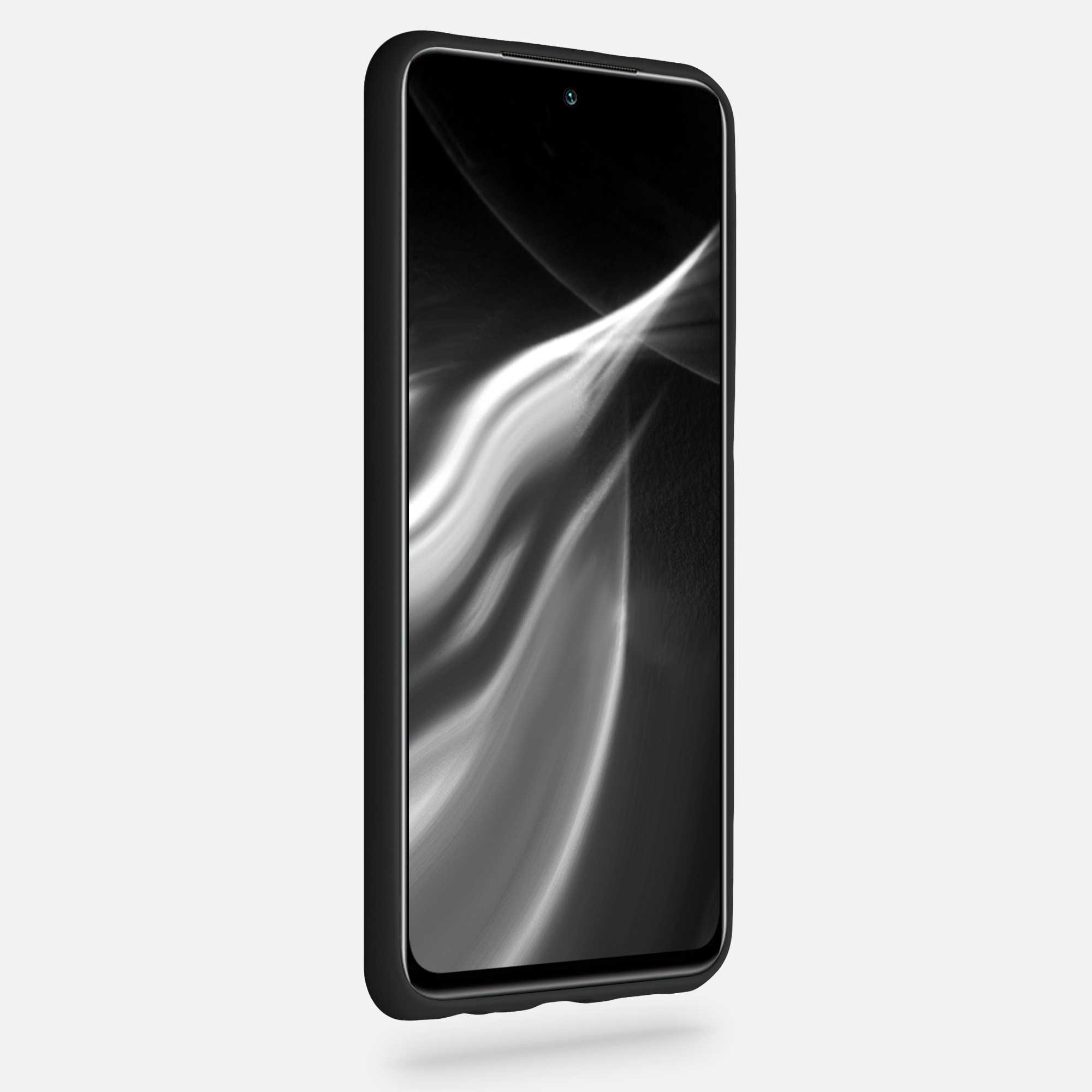 Kryt Xiaomi Redmi Note 10 silikonový TPU černá matná kwmobile