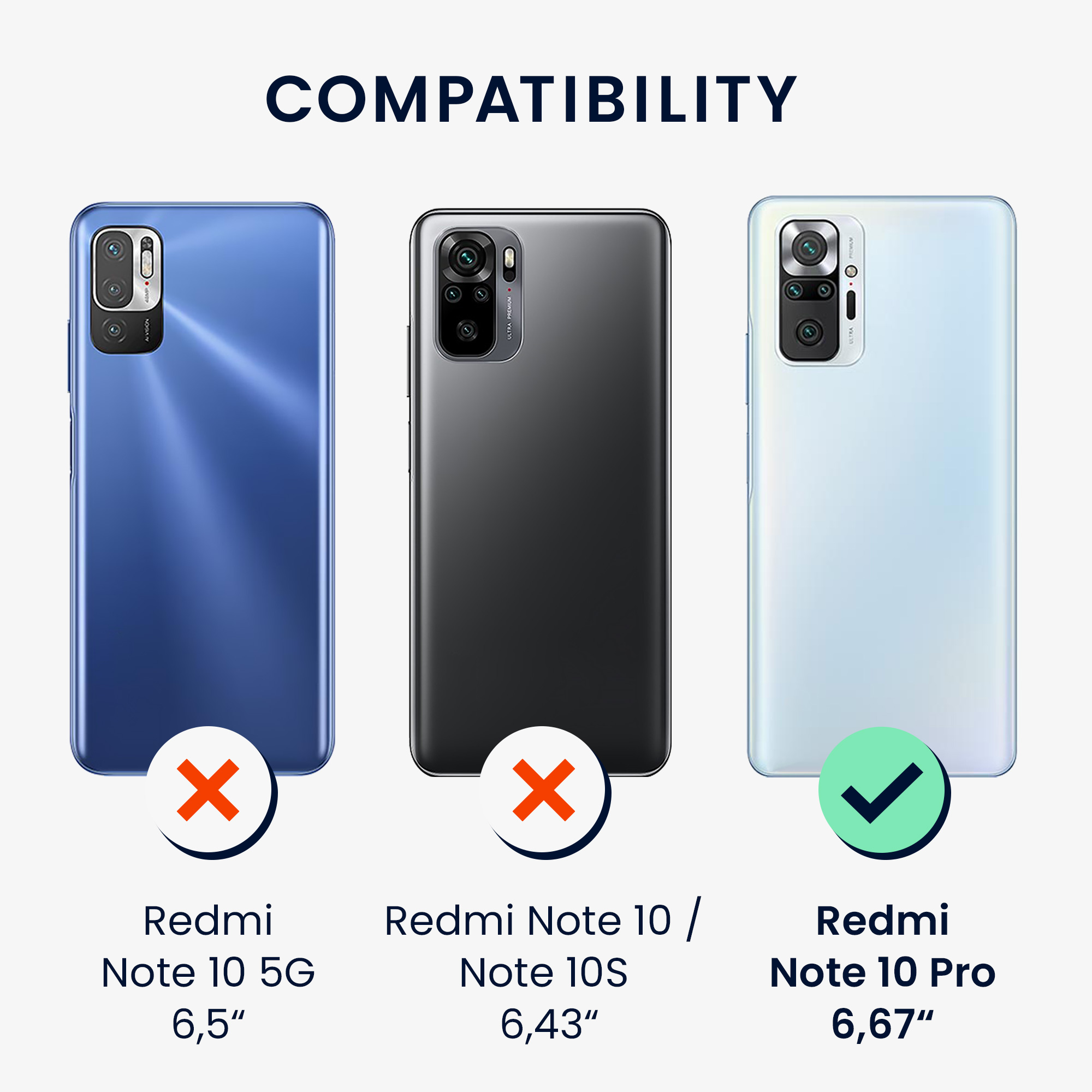 Kryt Xiaomi Redmi Note 10 Pro silikonový TPU červená kwmobile