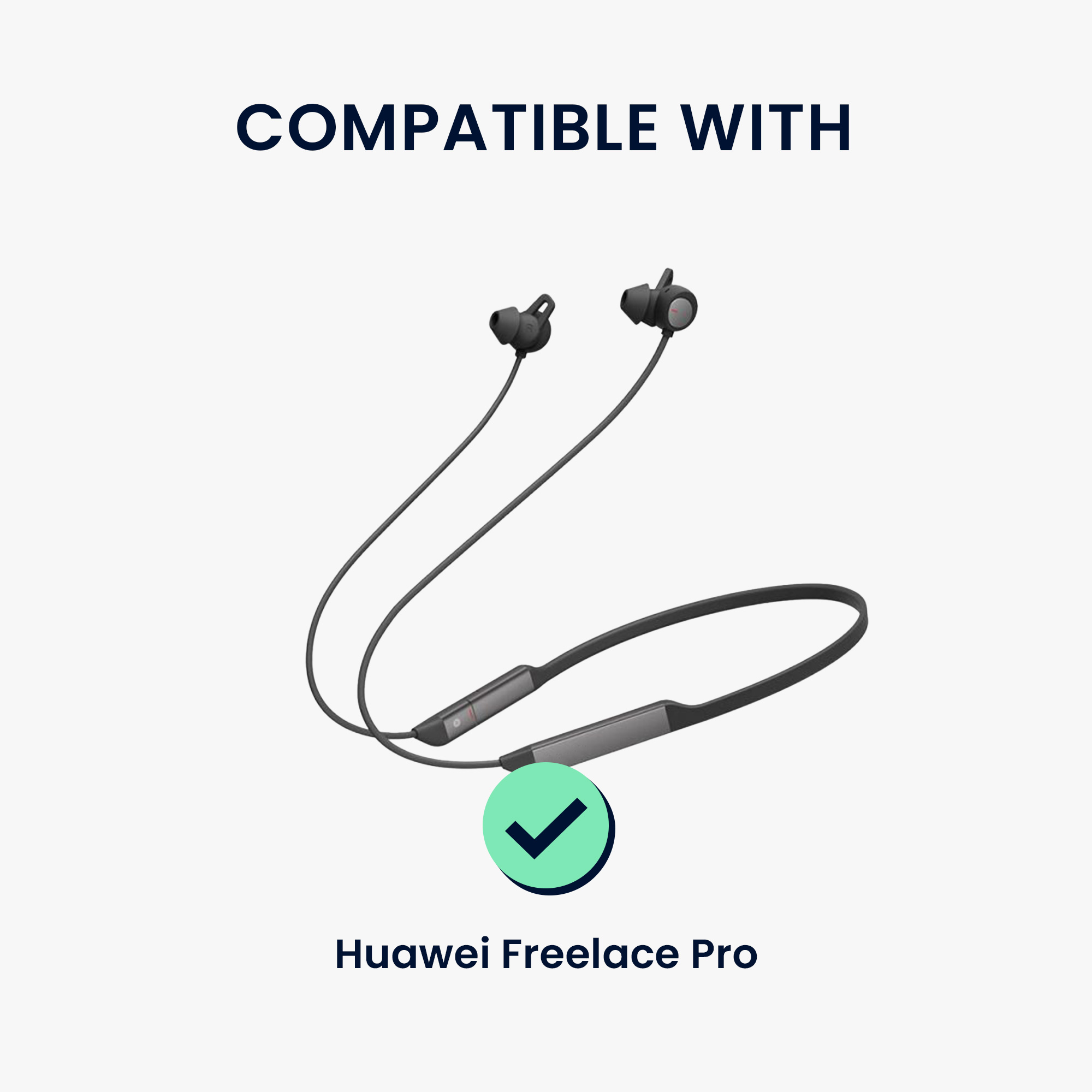 Náhradní špunty do uší Huawei FreeLace Pro kwmobile 6 ks černá
