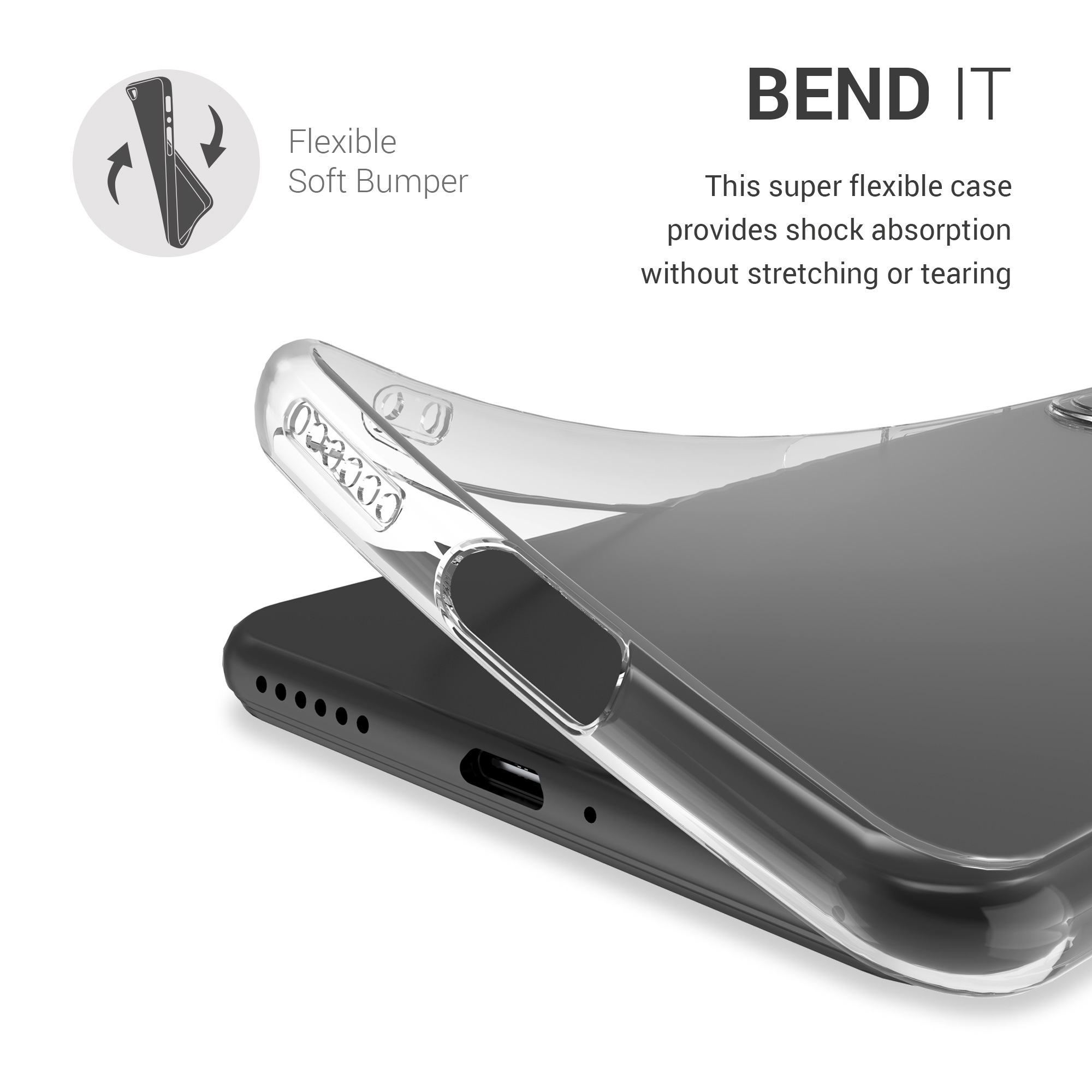 Čirý kryt na mobil Xiaomi 11 Lite NE kwmobile TPU