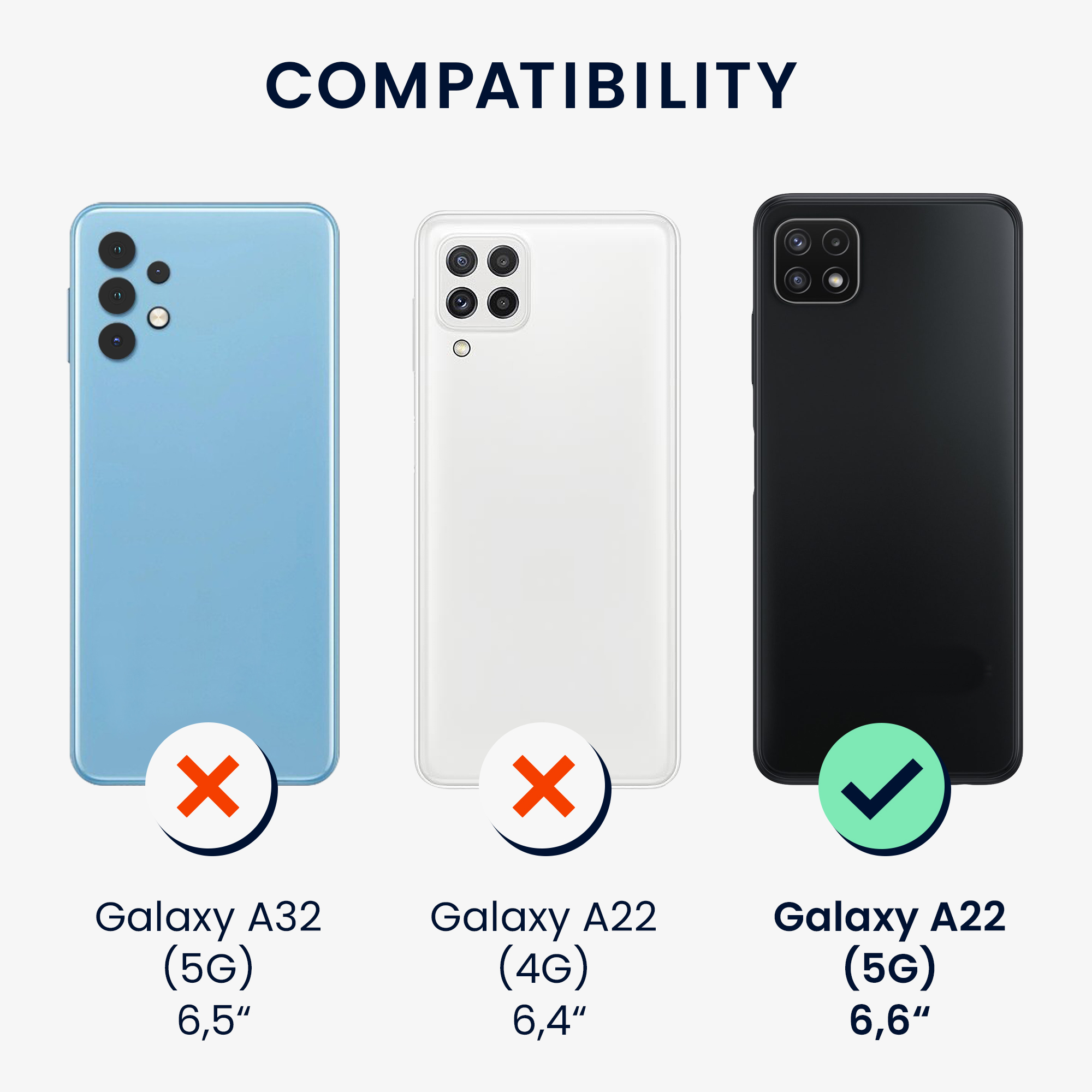 Kryt na mobil Samsung Galaxy A22 5G kwmobile TPU Neonová oranžová