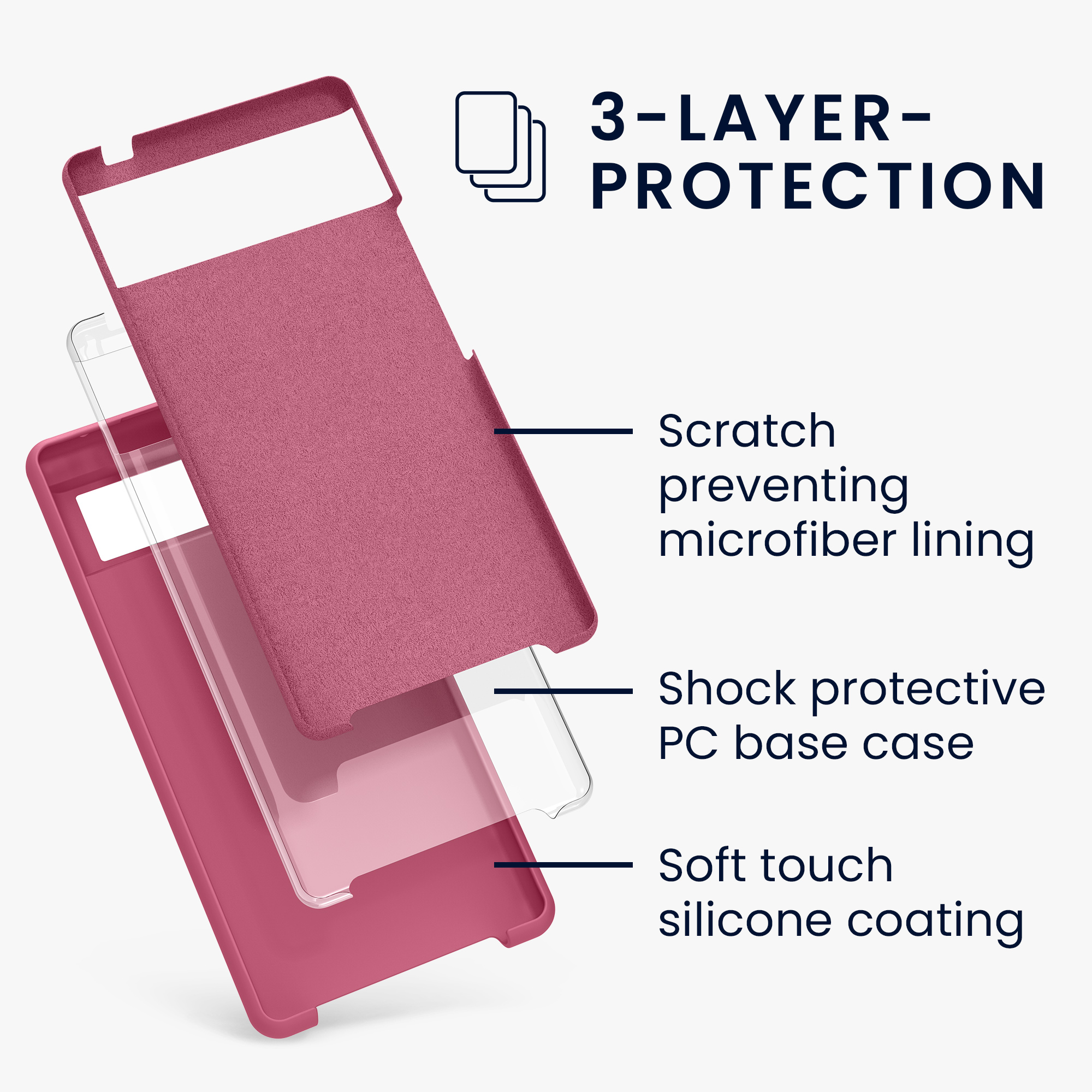 Zadní kryt kwmobile pro Google Pixel 6 - wireless charging sweet candy