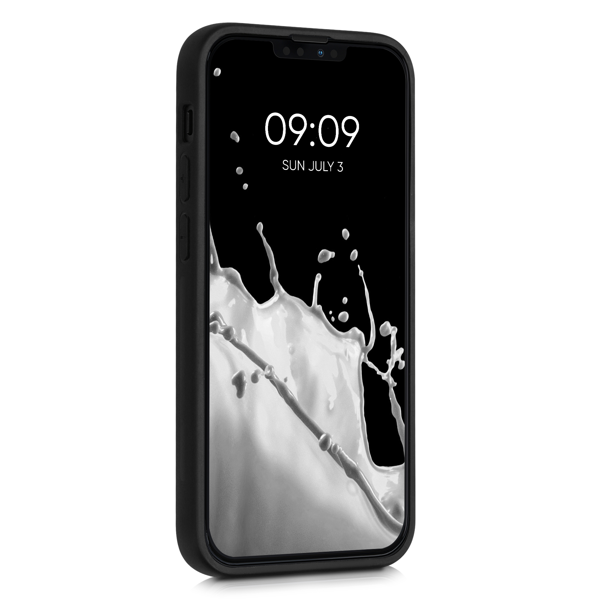 Dřevěný kryt kwmobile pro iPhone 13 - tmavě hnědá