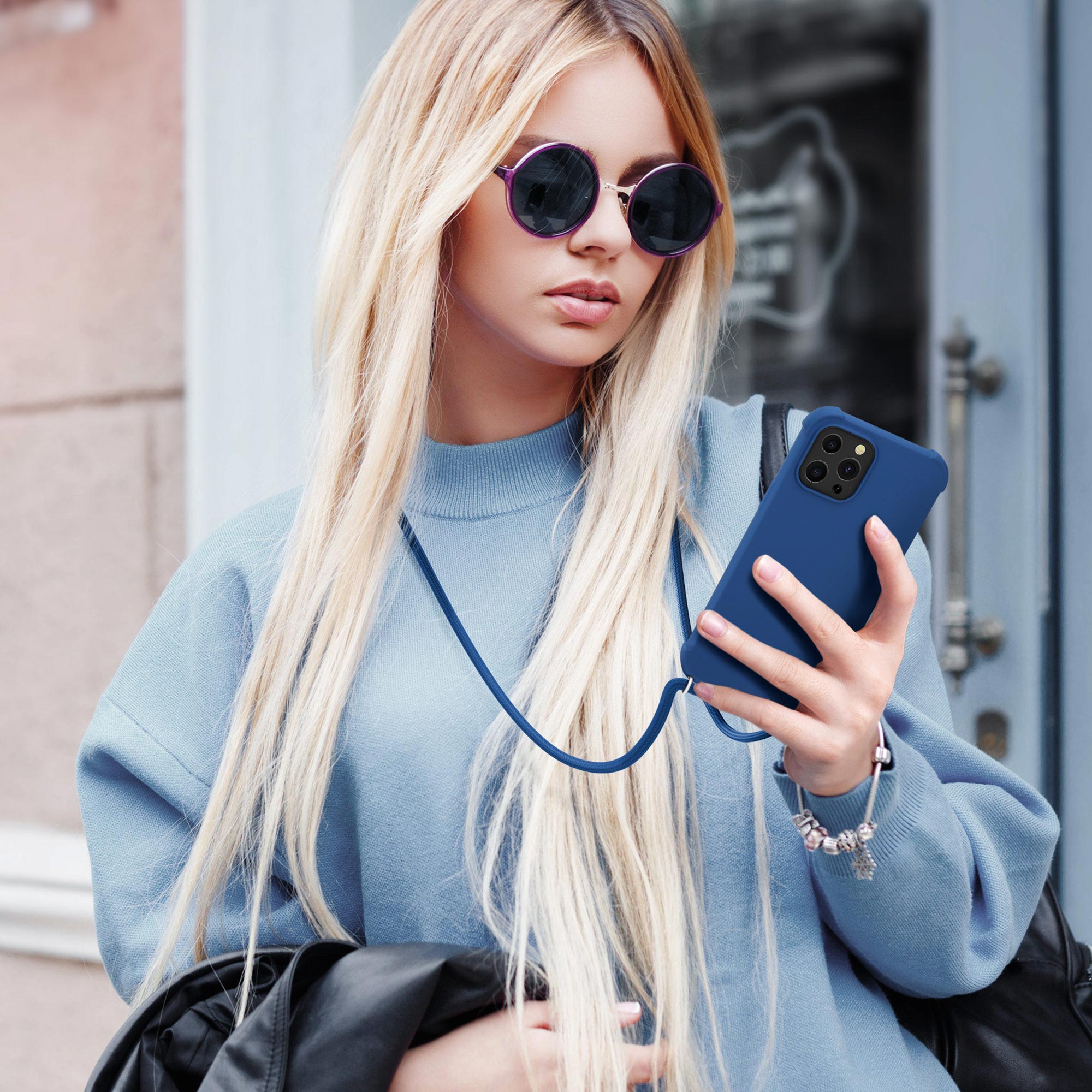 Kryt kwmobile TPU silikonový iPhone 13 Pro Max neonově růžová