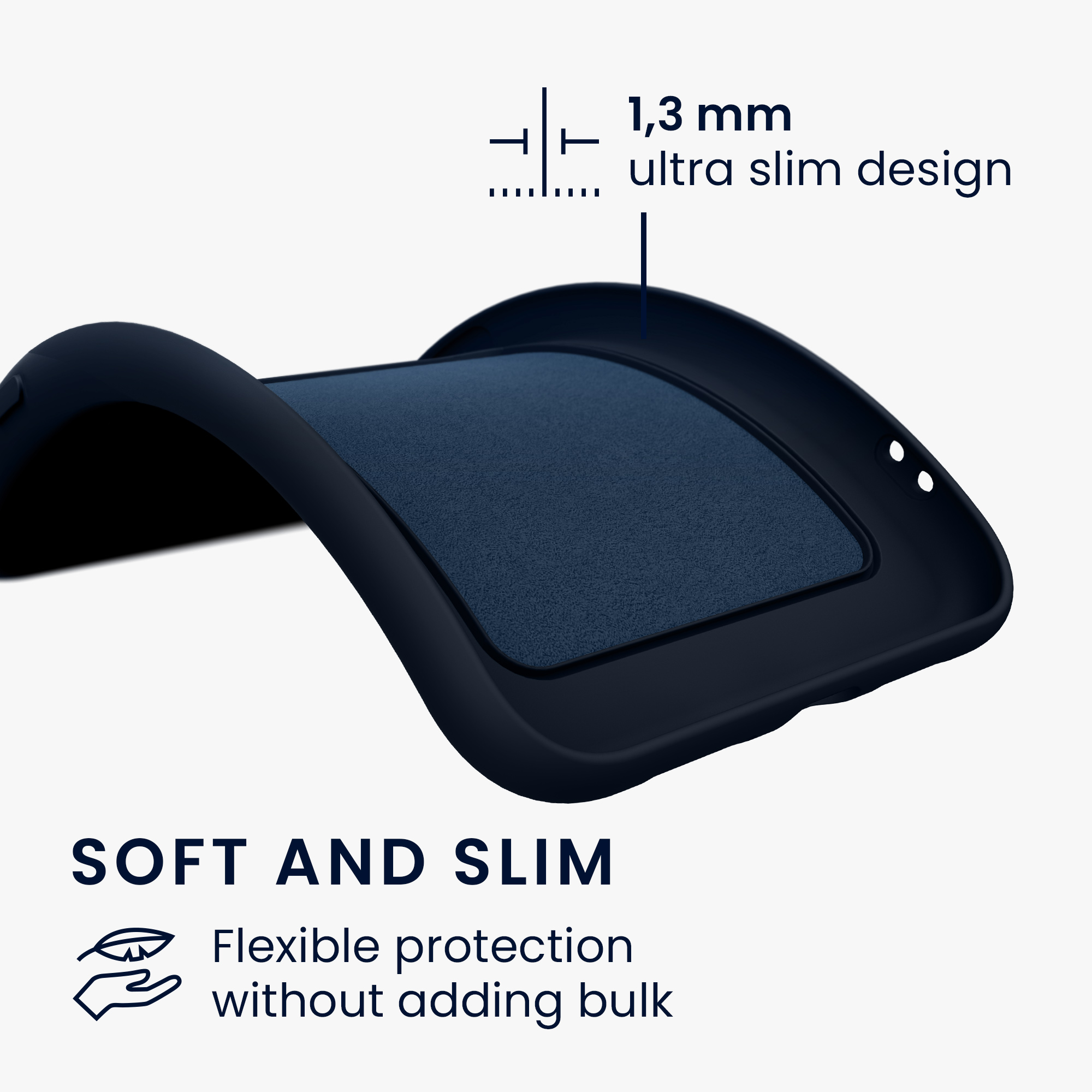 Kryt na mobil Samsung Galaxy S20 FE kwmobile Card Holder tmavě modrý
