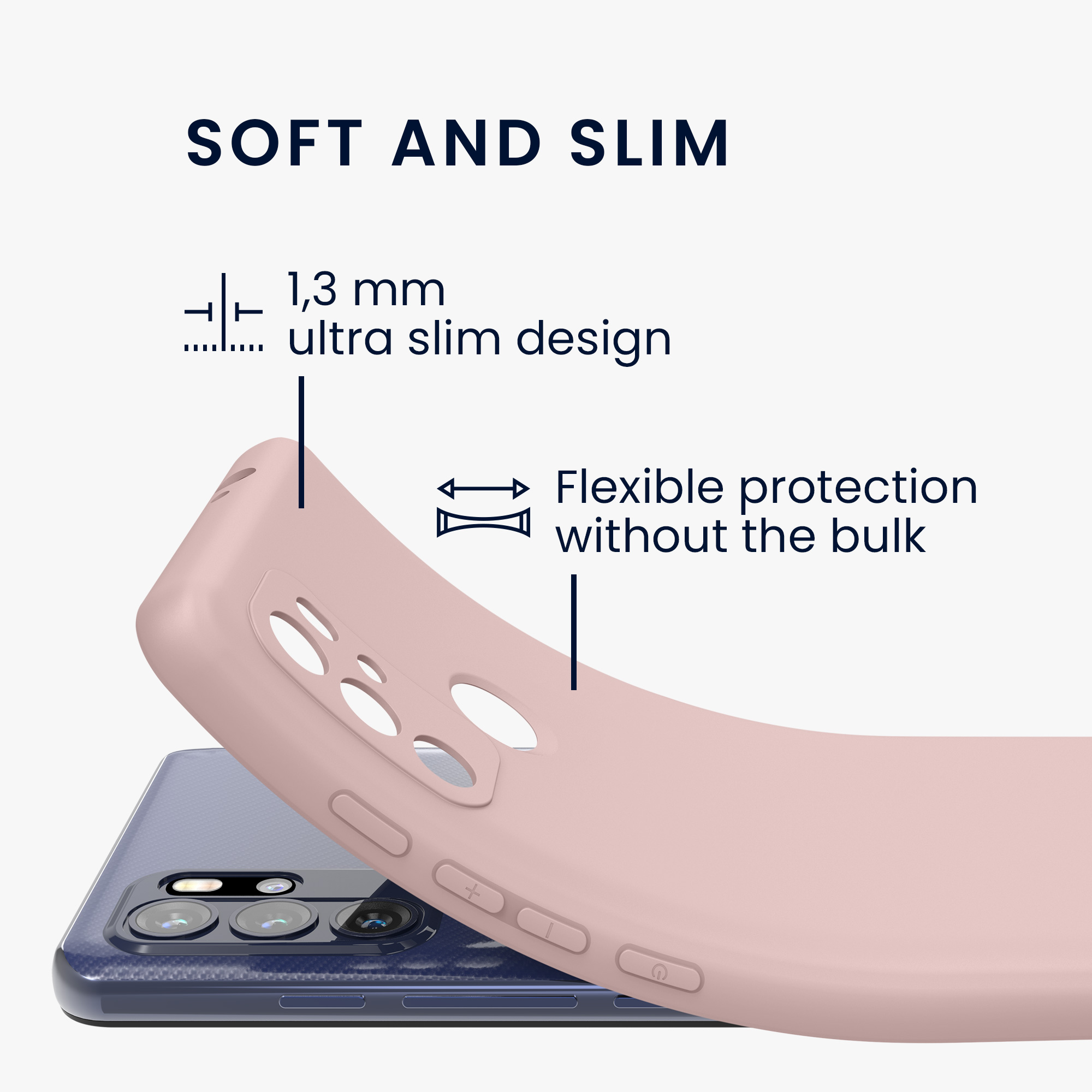 Silikonový kryt kwmobile pro Motorola Moto G60S - Motiv Coconut Swirl