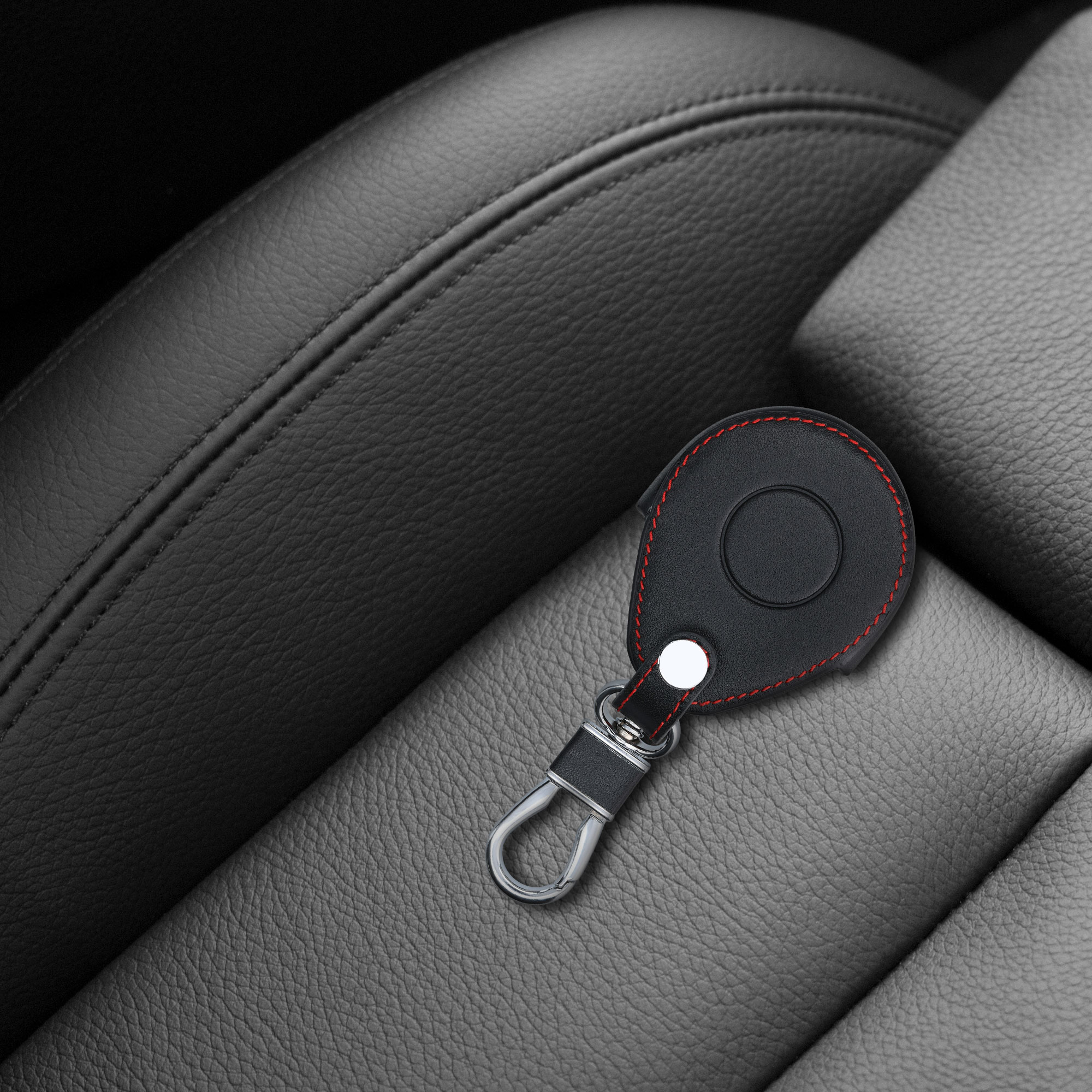 Pouzdro na klíč od motorky kwmobile pro Harley Davidson Motorcycle Key - červená / černá