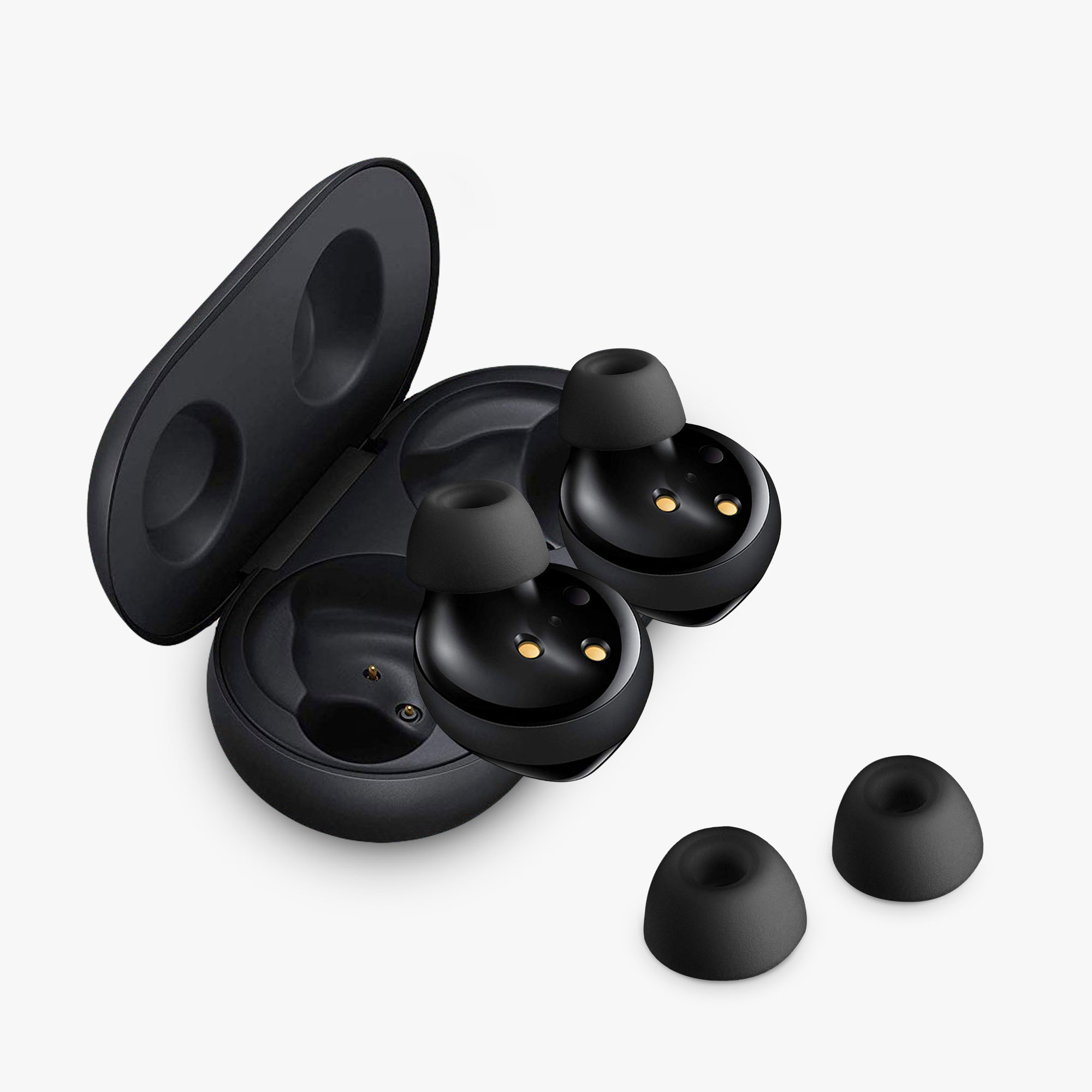 6x silikonové špuntíky do sluchátek pro Samsung Galaxy Buds 2 kwmobile - černá