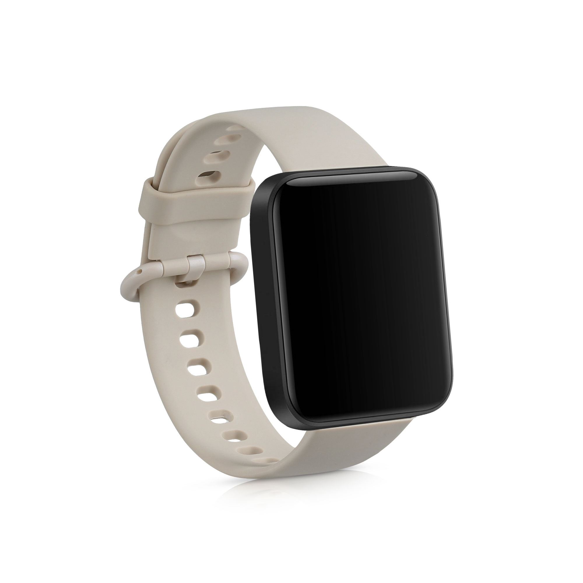 Řemínky pro Xiaomi Redmi Watch 2 Lite kwmobile silikonové - béžová / tmavě modrá